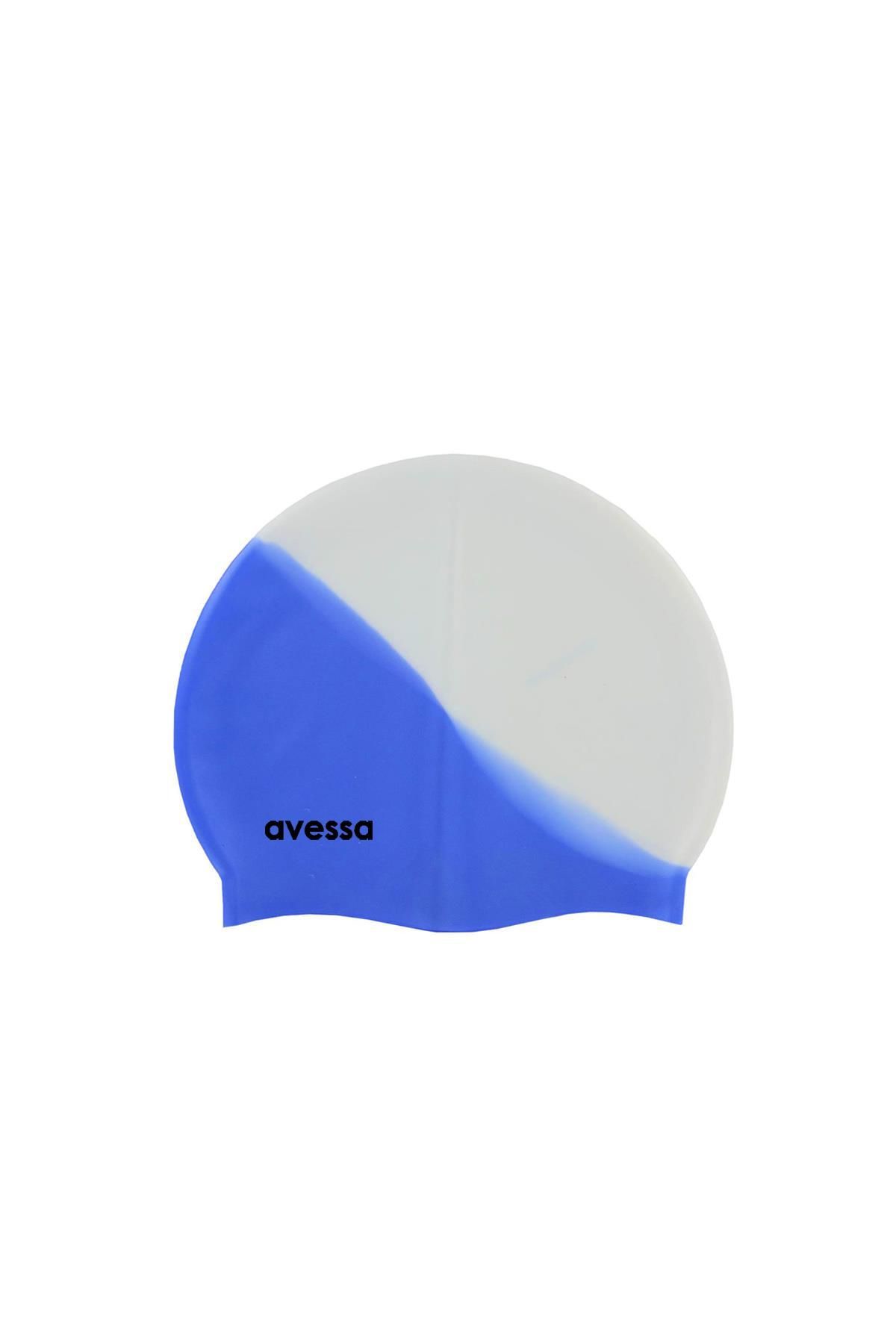 Avessa Gökkuşağı Silikon Bone Beyaz-Mavi Mc502