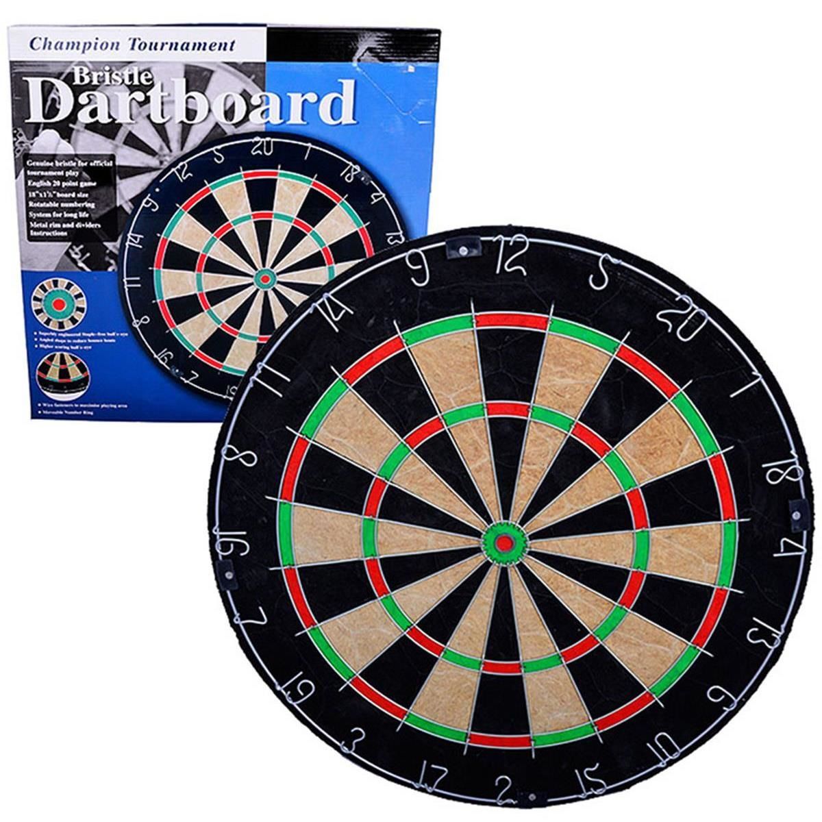 Avessa Domuz Kılı Dart Tahtası 6 Adet Ok Dart-100