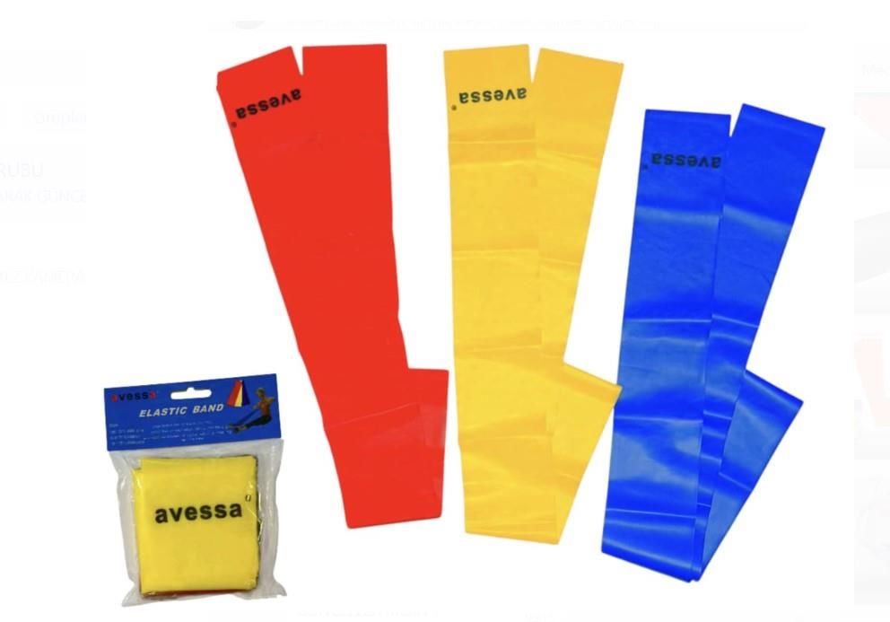 Avessa Ce-750 Pilates Egzersiz 3Lü Lastik Set