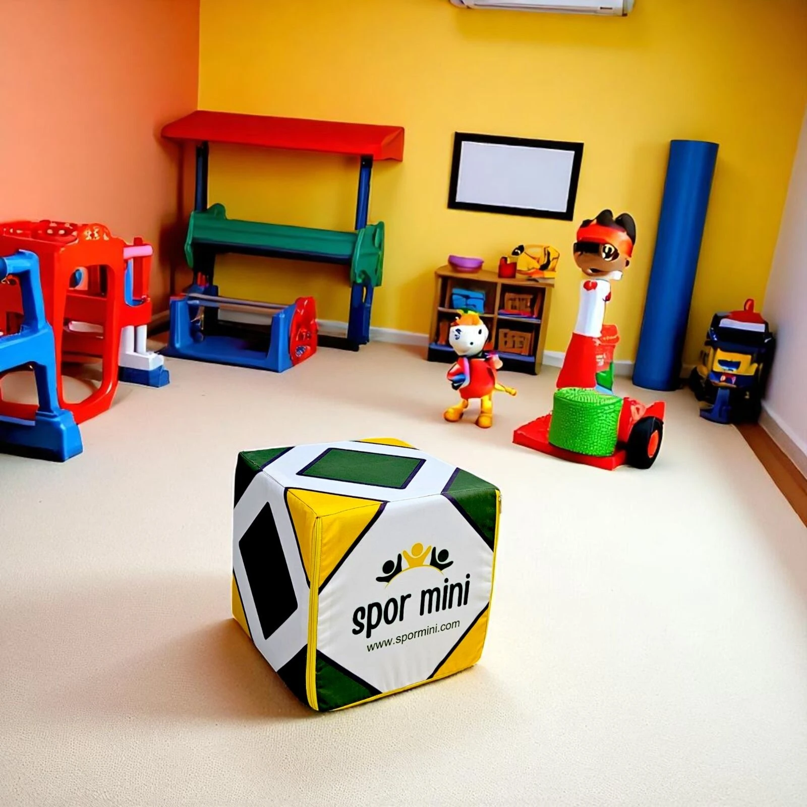 Aktivite Küp Minder Yeşil