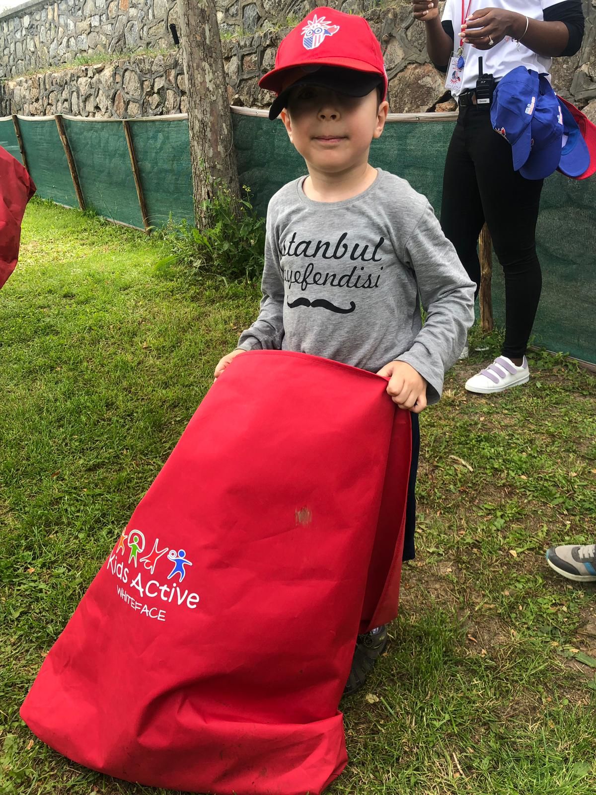 Çuval Yarışı Çuvalı Küçük Mavi