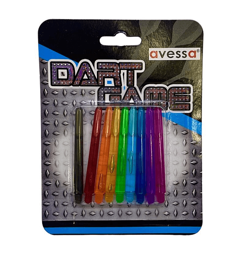 Avessa Shaft-10 Renkli Plastik Dart Oku Shaftı 9lu