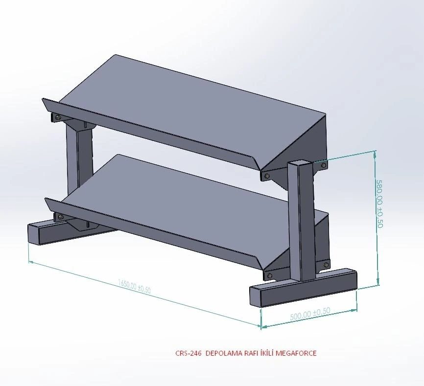 Depolama Rafı İkili Megaforce
