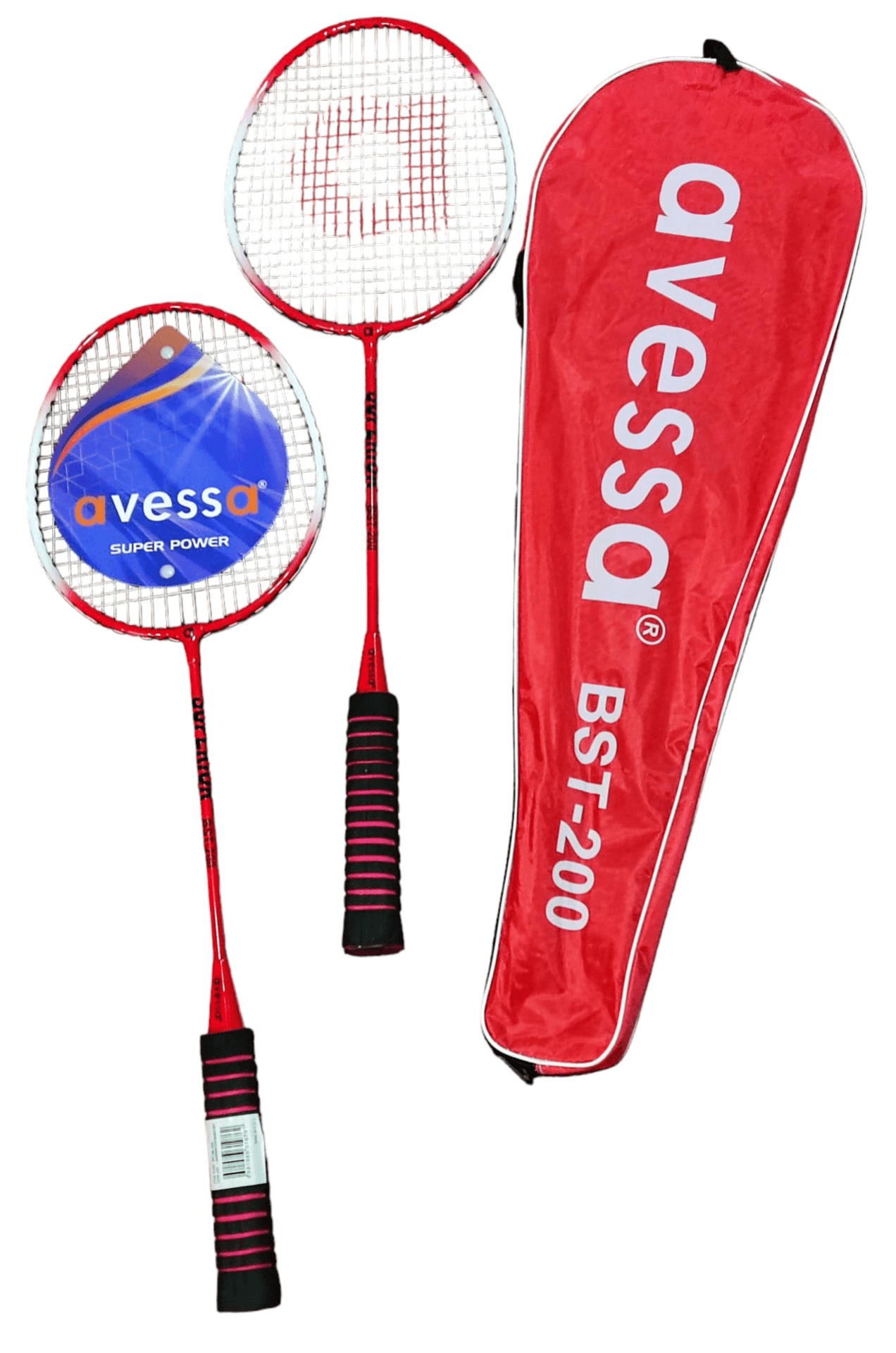 Avessa Bst-200K Badmington Raket Set Kırmızı