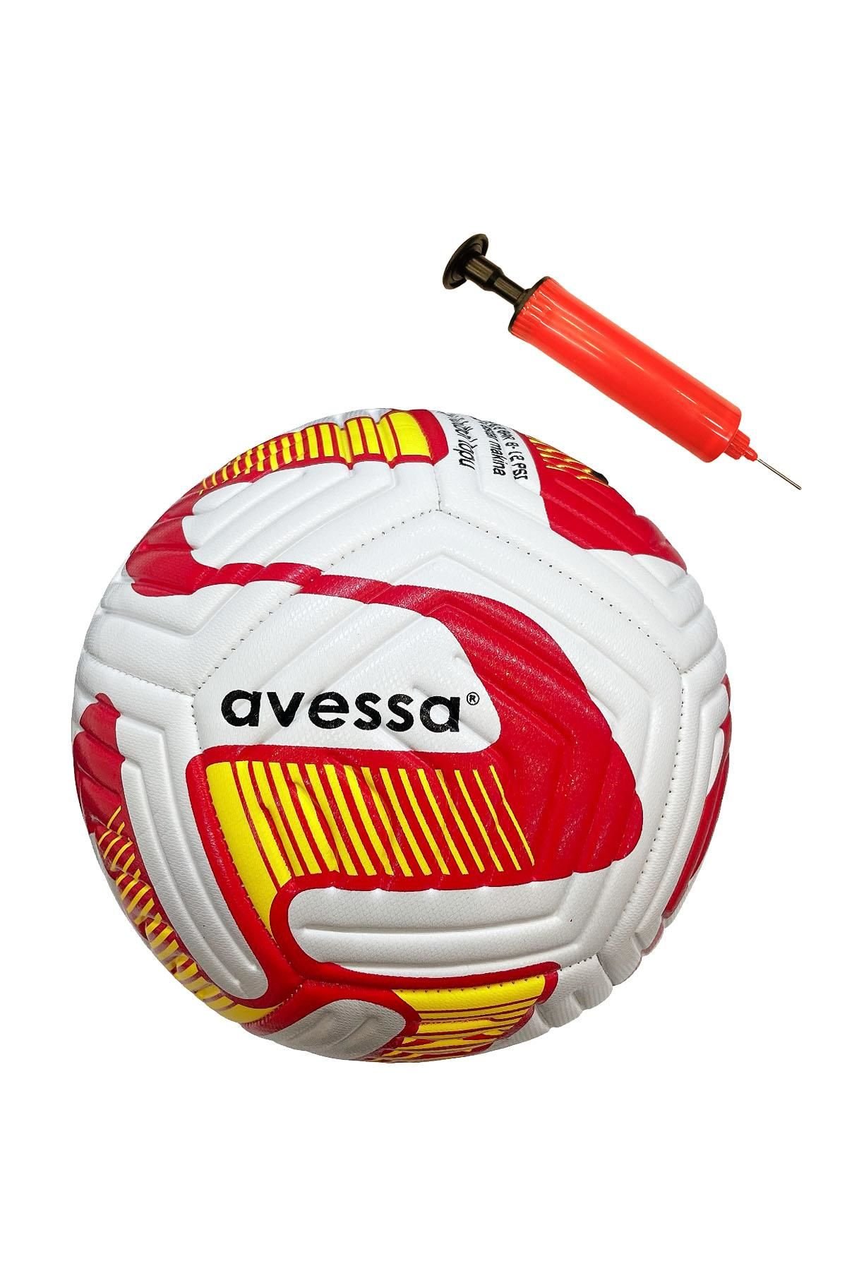 Avessa Ft900-130K Futbol Topu Kırmızı 4 Astar Pompalı