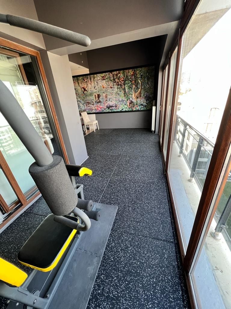 Spor Zemin Kauçuk Panel