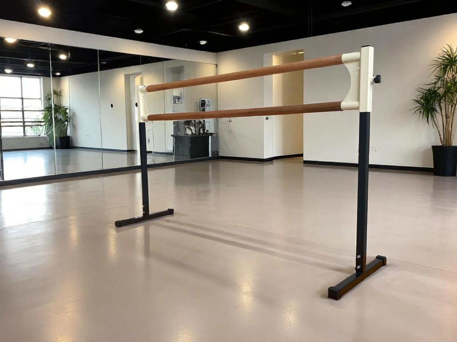 Bale Barı Taşınabilir Yükseklik Ayarlı Krem