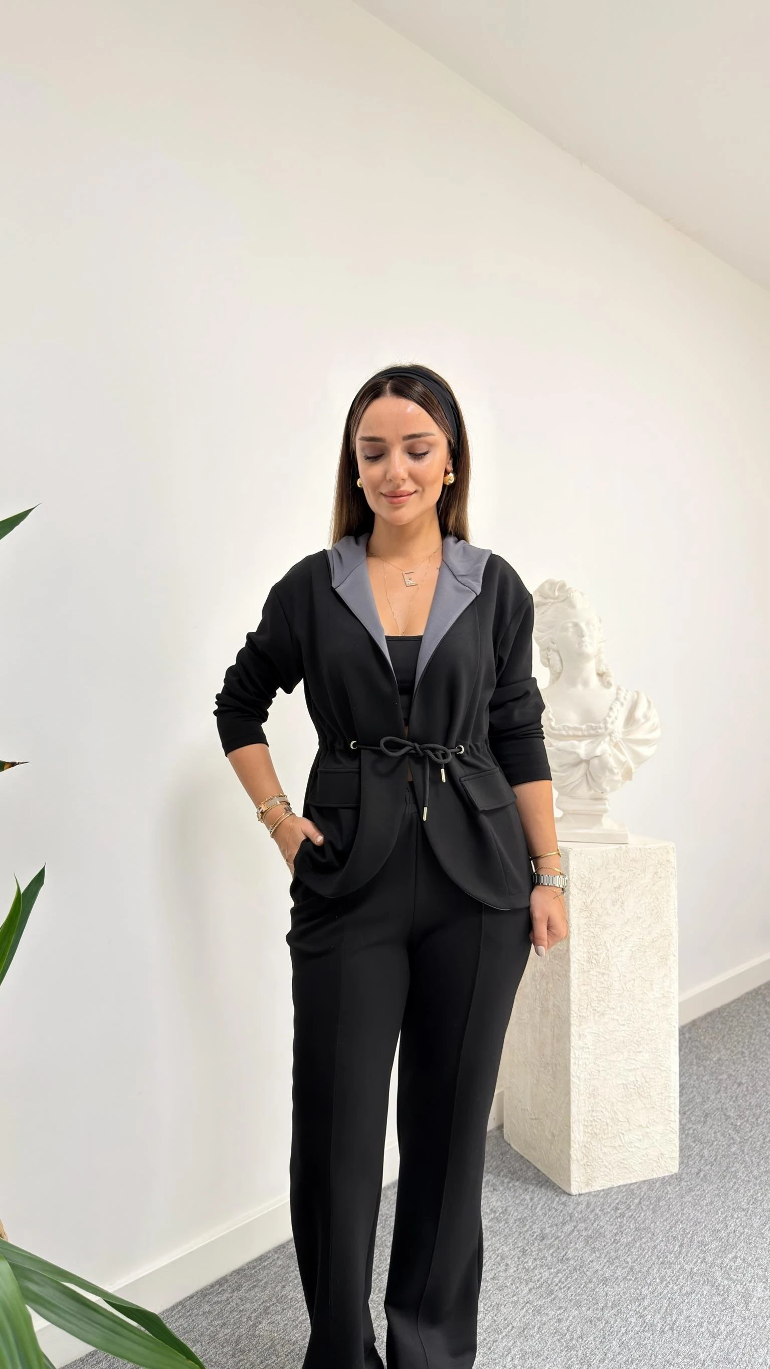 Homel Modal Ceket Takım