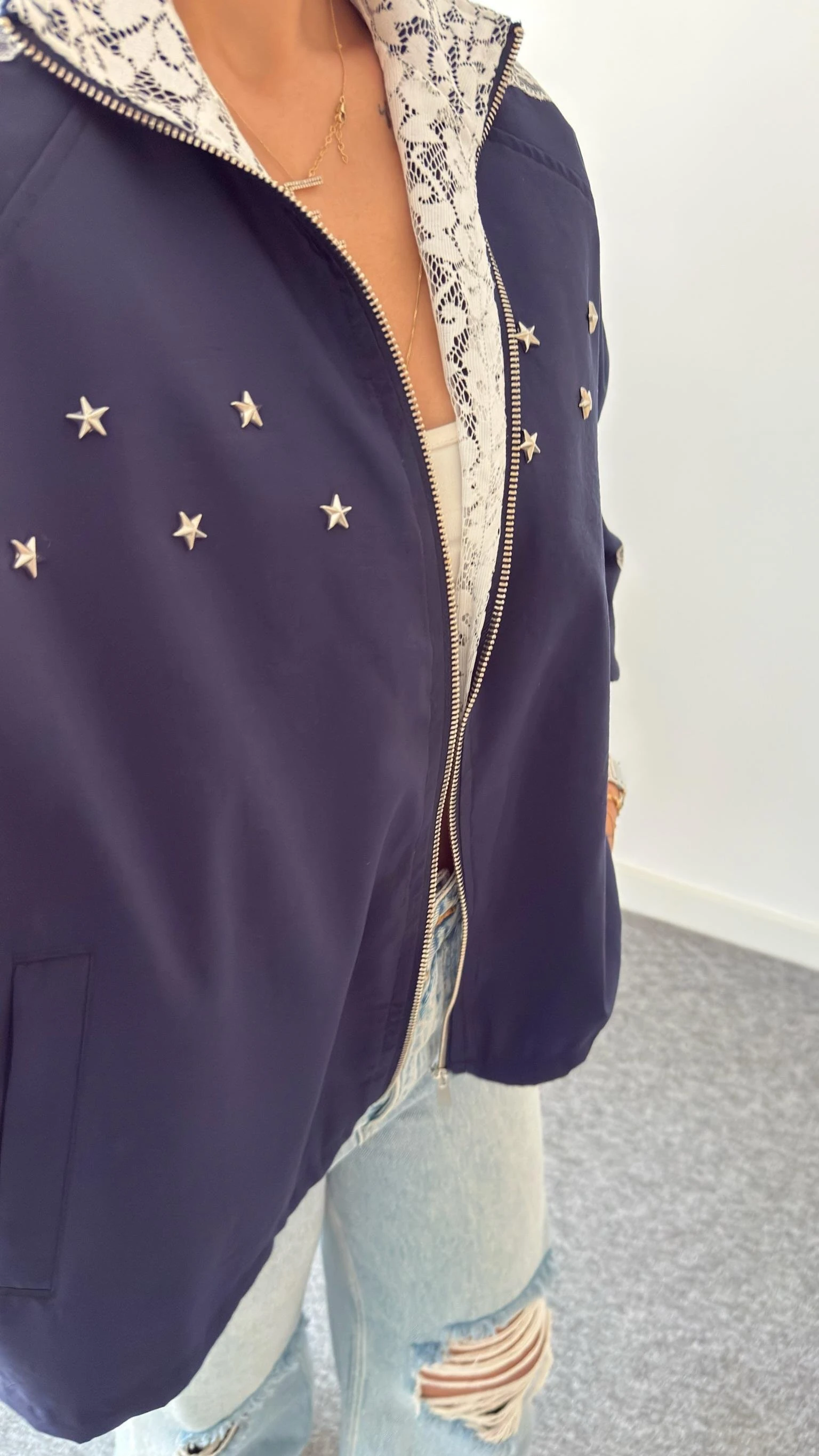 Lesha Twst Model Garnili Ceket