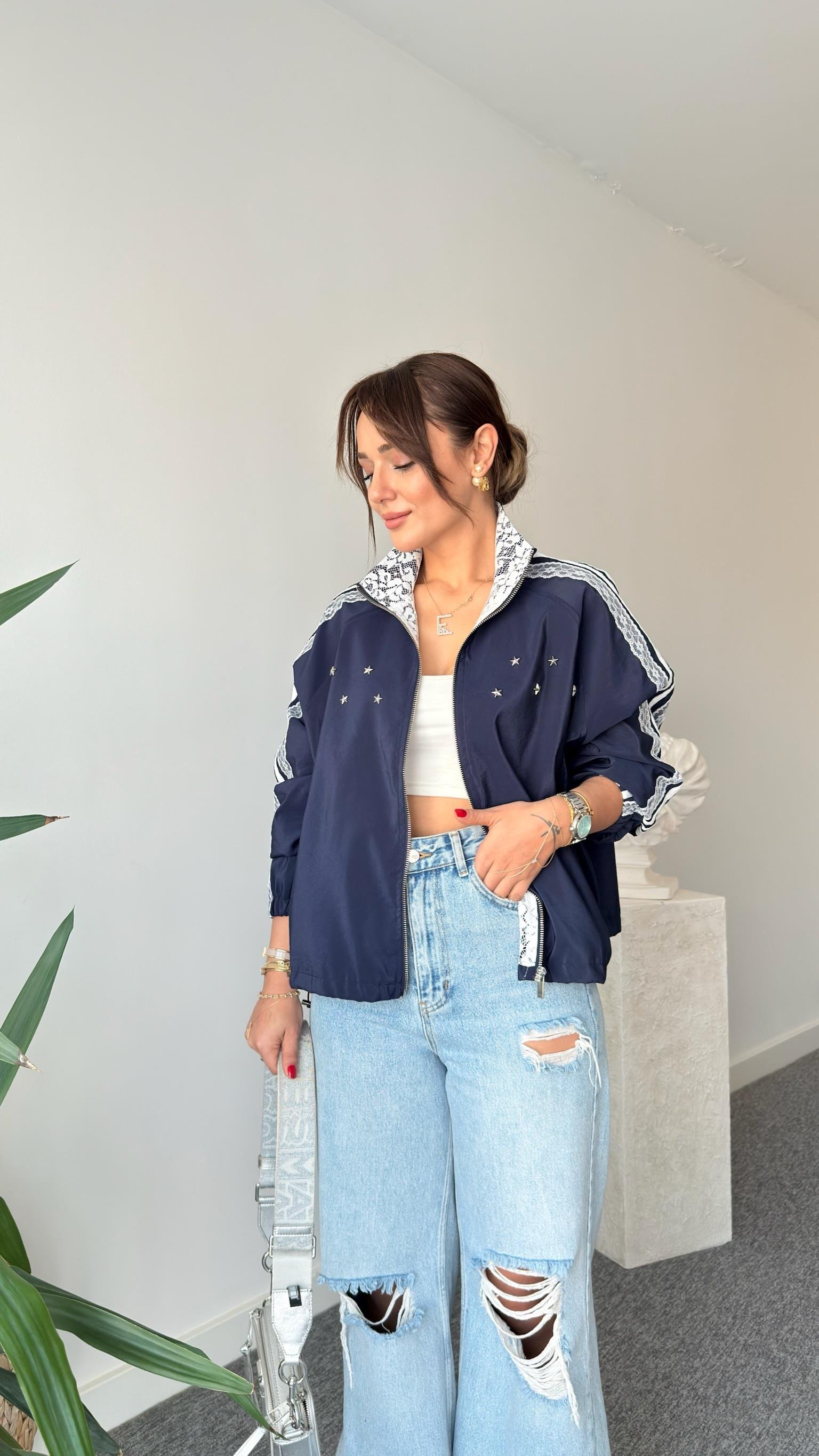 Lesha Twst Model Garnili Ceket