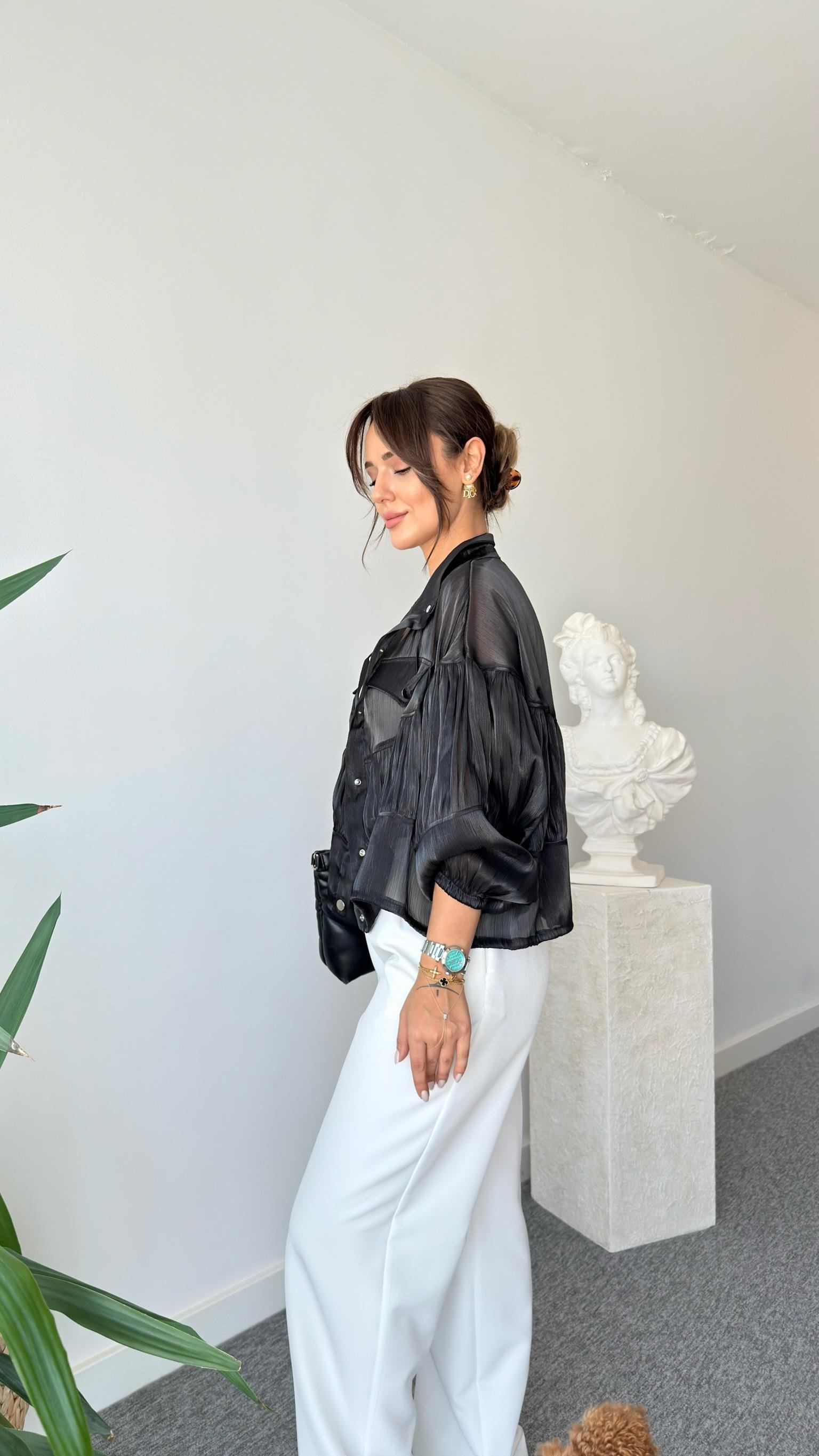 Roza Tasarım Organze Ceket