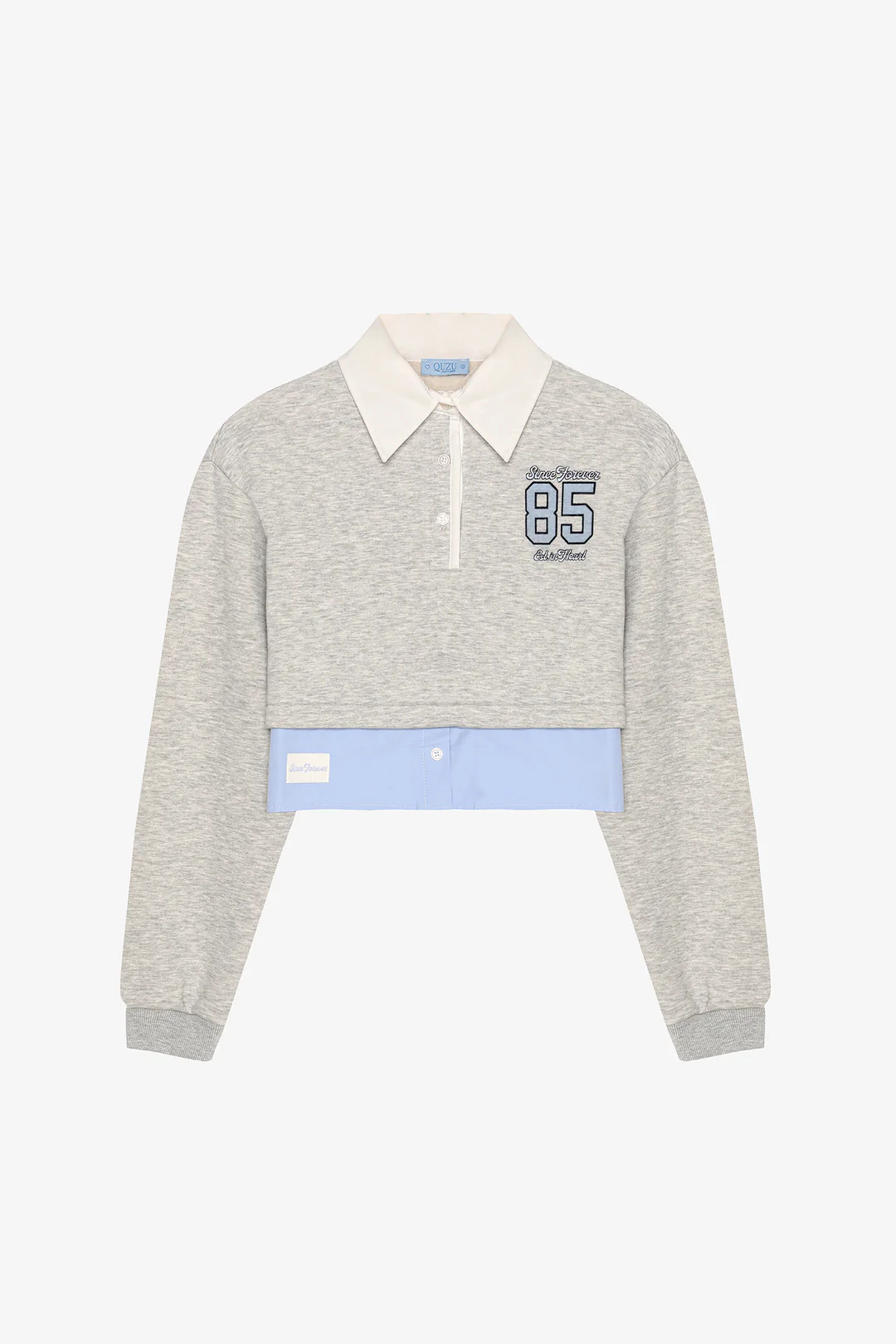 Gömlek Garnili Polo Yaka Sweatshirt Grimelanj