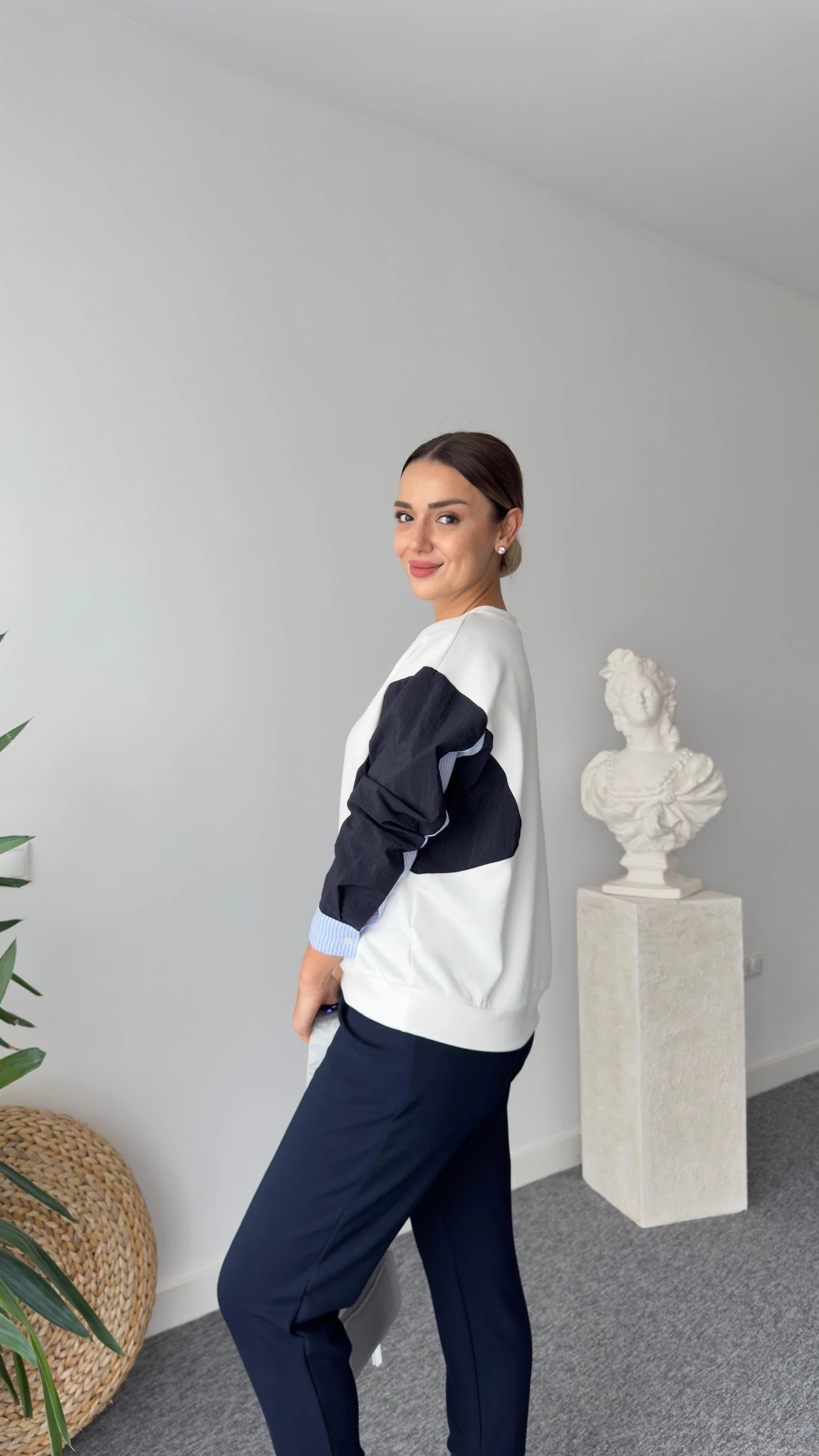 Edwin Kolları Paraşüt Detaylı Modal Sweat