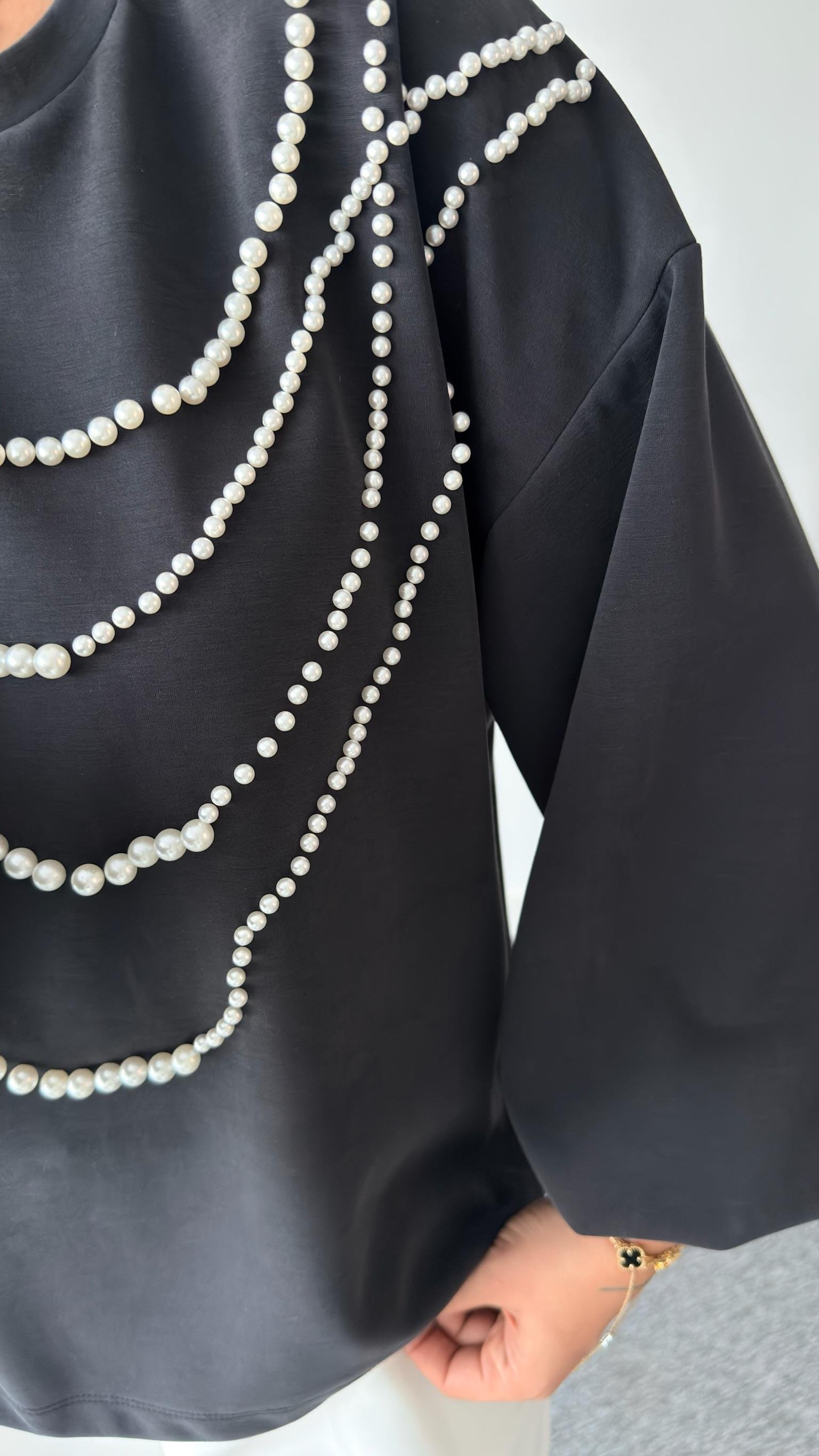 Avery İnci Detaylı Premium Modal Sweatshirt