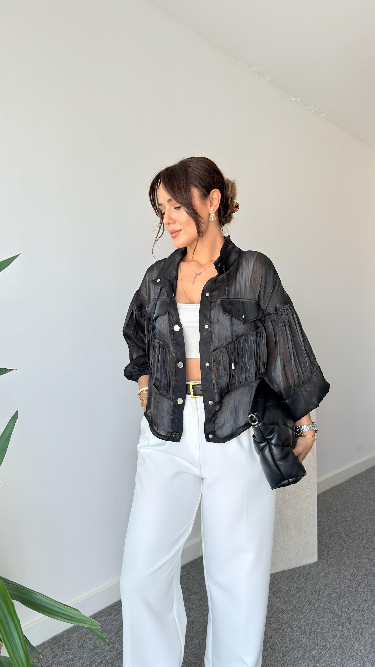 Roza Tasarım Organze Ceket