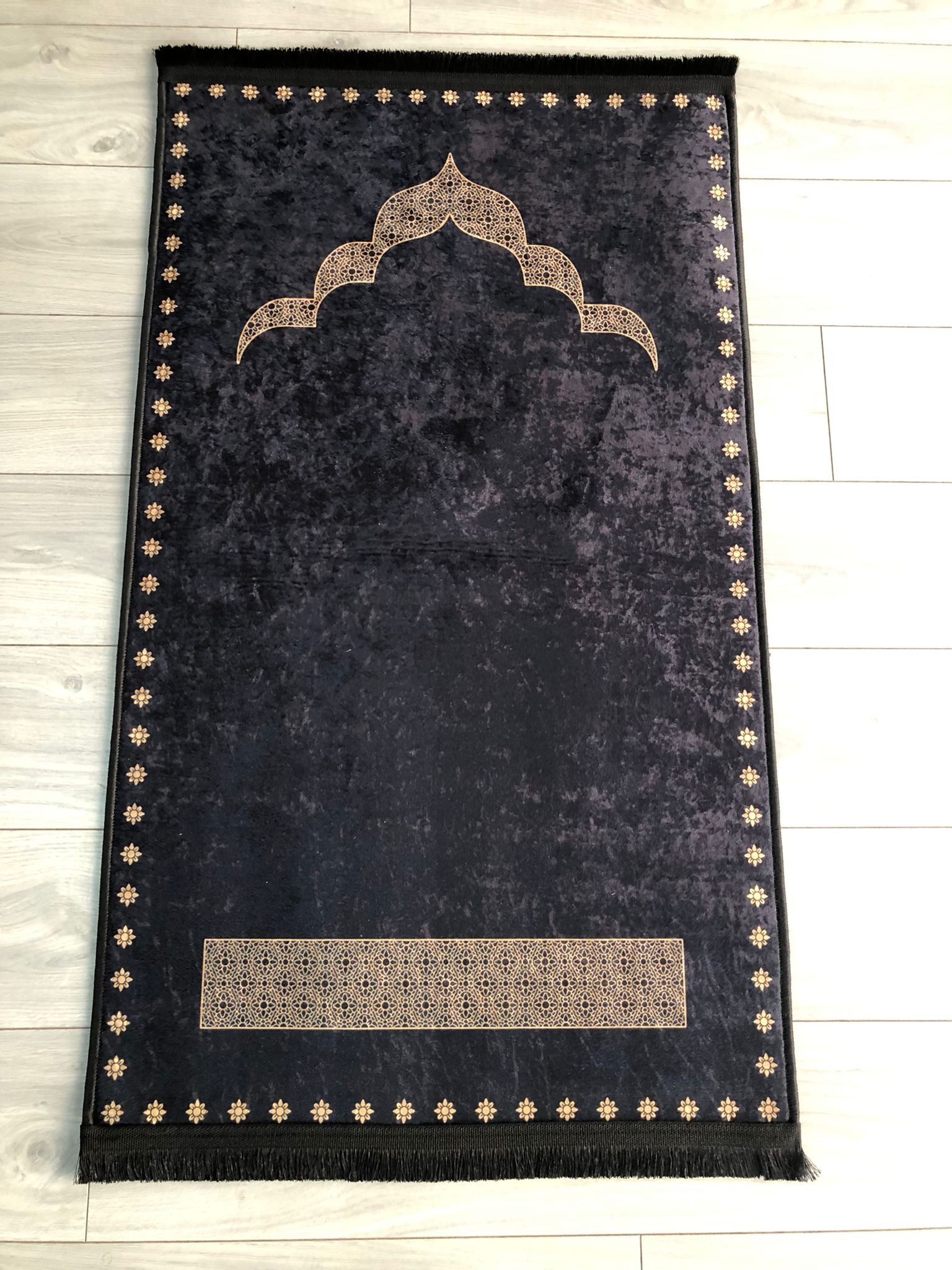 Kaymaz Deri Taban Makinede Yıkanabilir Dijital Baskılı Seccade SC1008 70x120cm