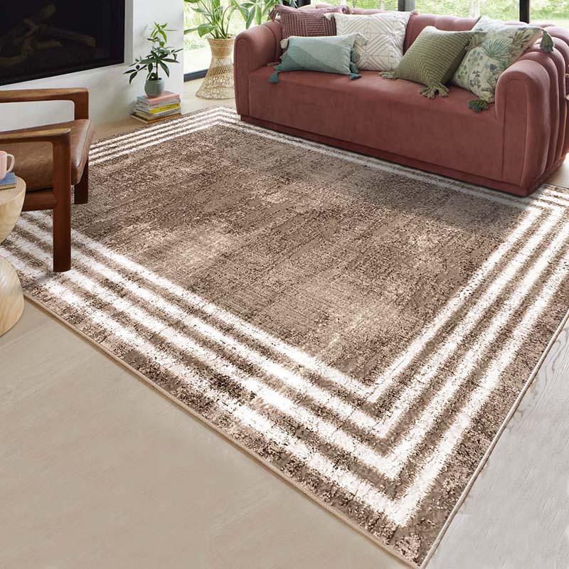 Dijital Baskı Yıkanabilir Kaymaz Taban Dekoratif Salon Mutfak Halısı Yolluk E1005-2