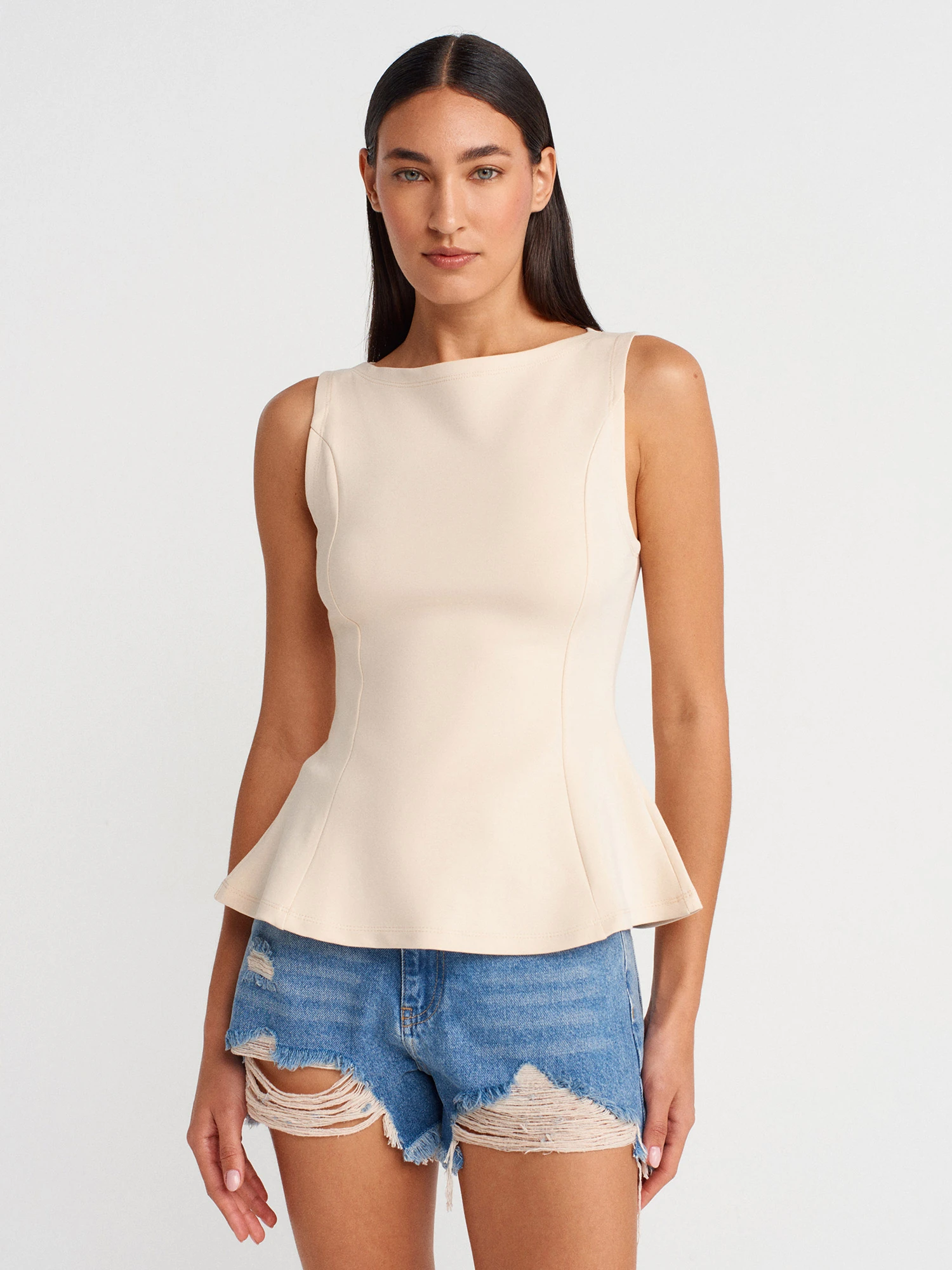 Dilvin Kayık Yaka Badi