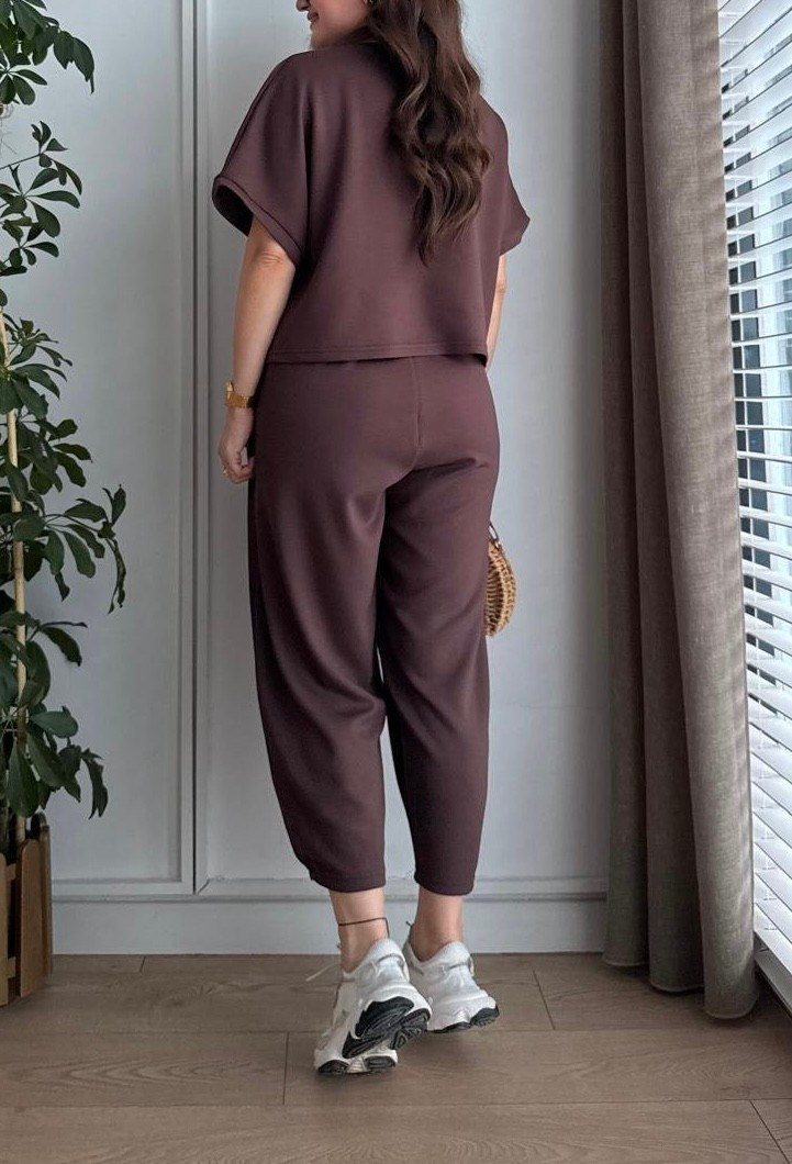 Modal Tshirt Şalvar Takım