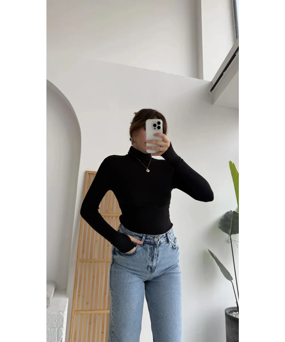 Oysho Balıkçı Yaka Parmak Bady