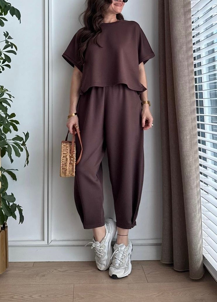 Modal Tshirt Şalvar Takım