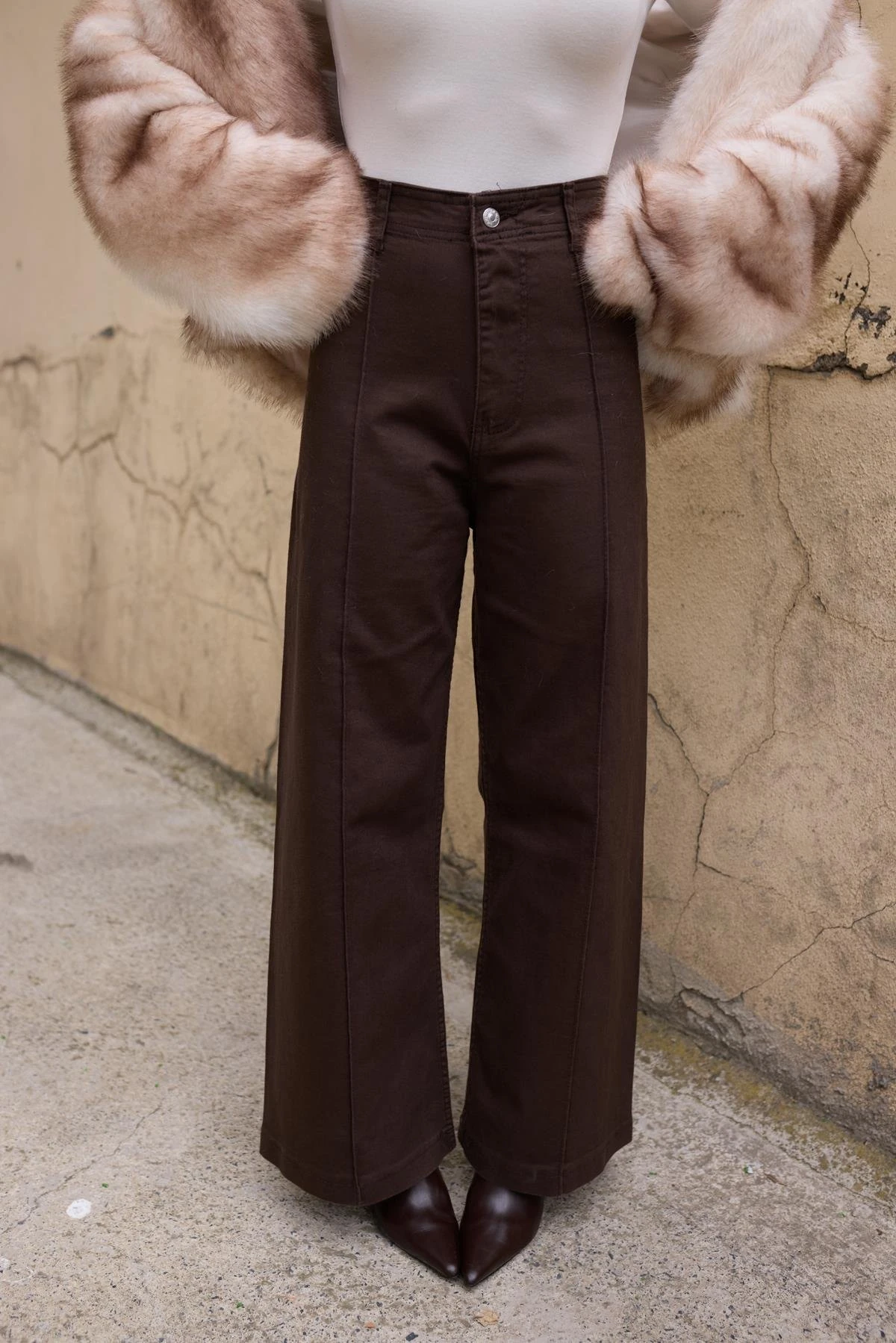 Çima Dikişli Kot Pantolon