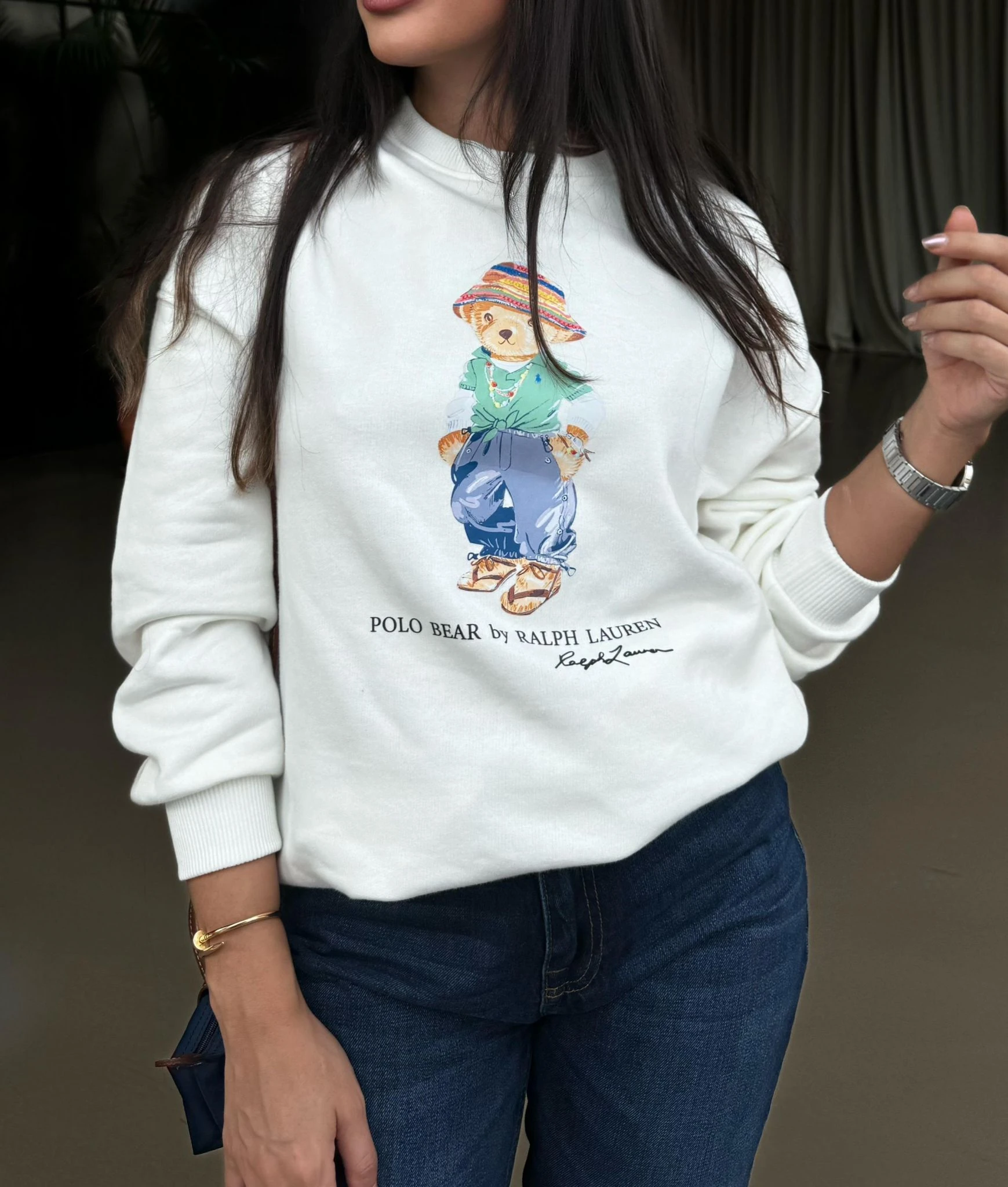Polo Ayıcıklı Sweatshirt
