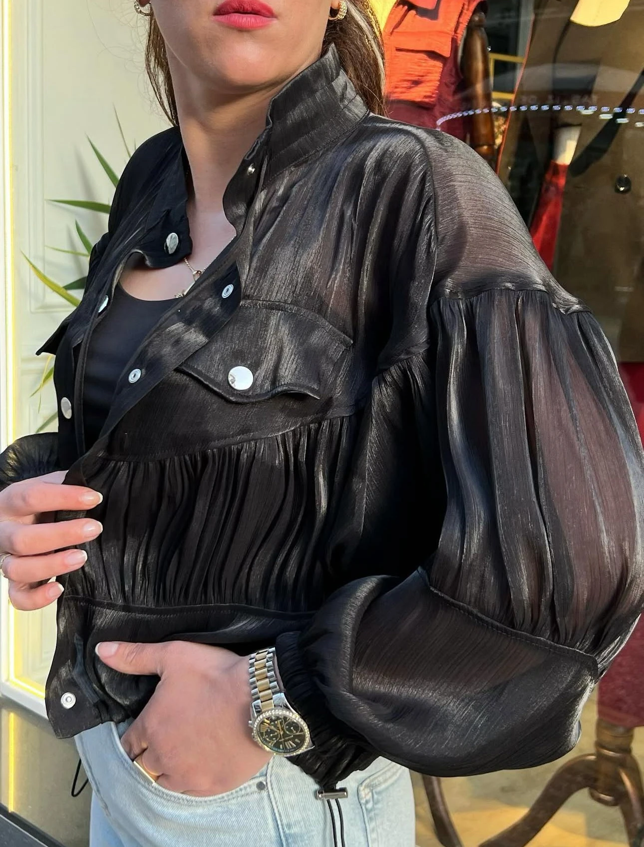 İpek Simli Tasarım Ceket