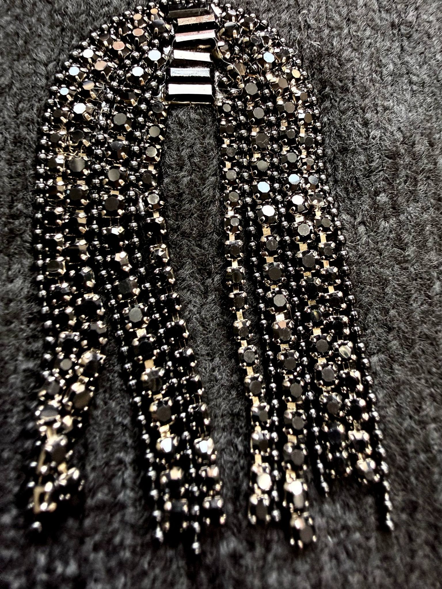 Bymn Zincir İşlemeli Triko Kazak