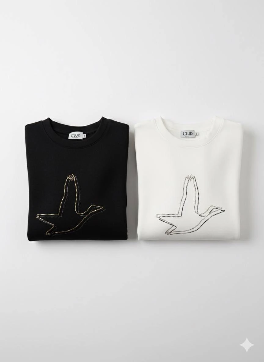 Bymn Double Taş Detaylı Sweatshirt