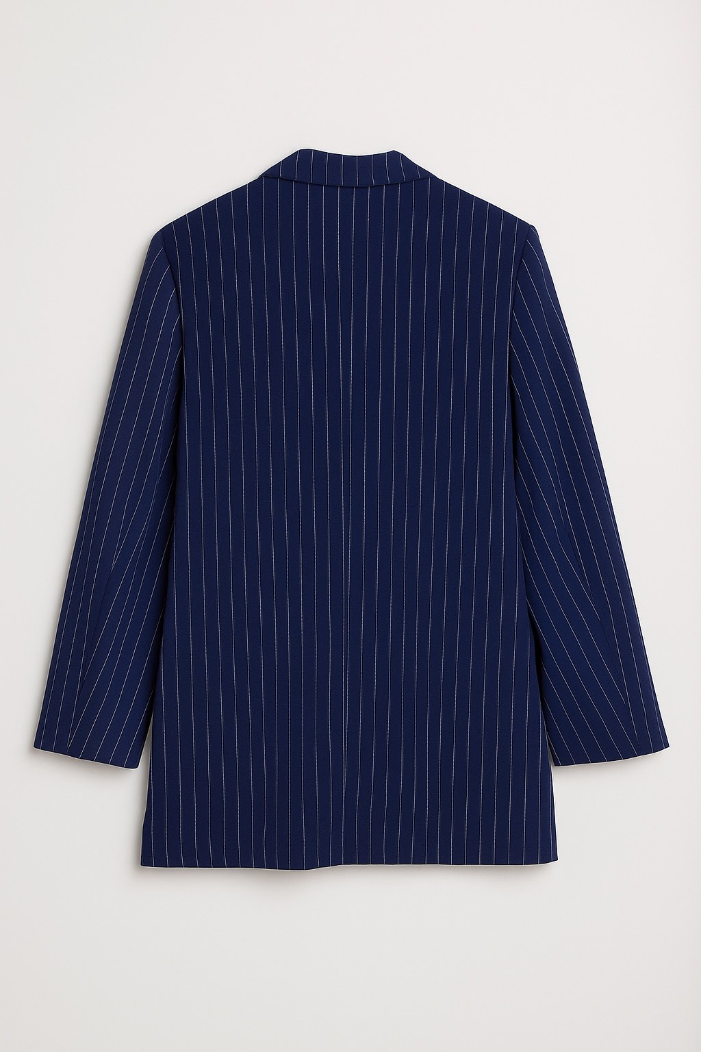Çizgili Yazılı Blazer
