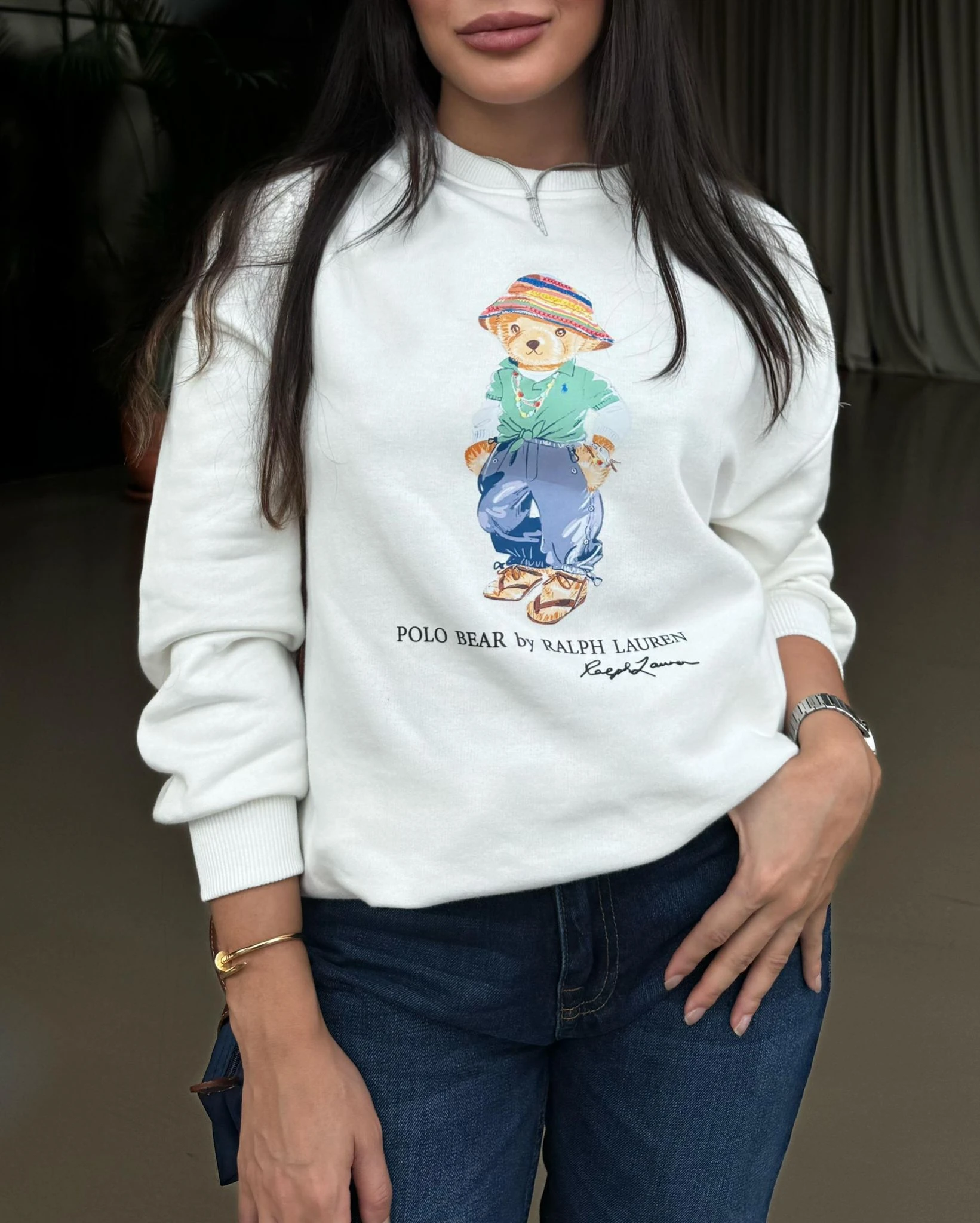 Polo Ayıcıklı Sweatshirt