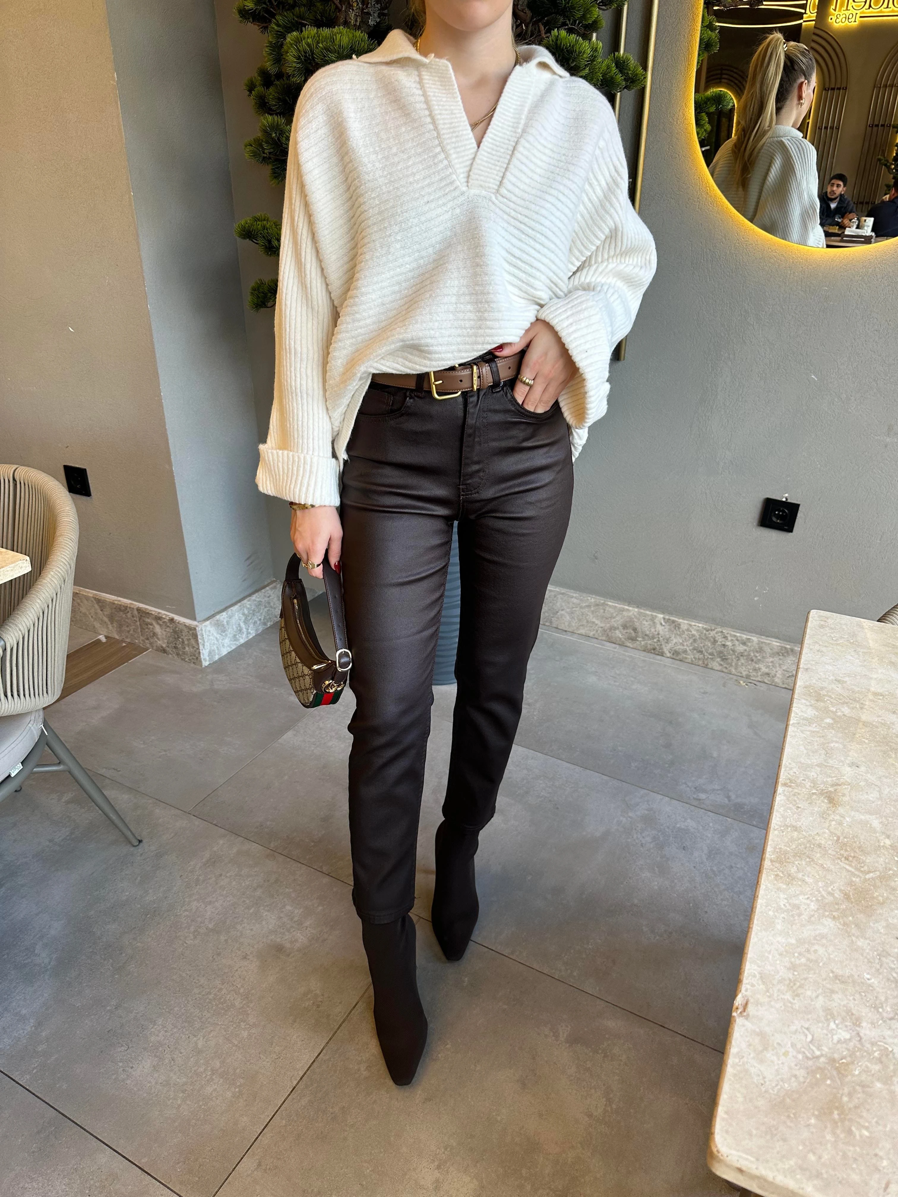 Marka Muadil Mumlu Mom Fit Pantolon