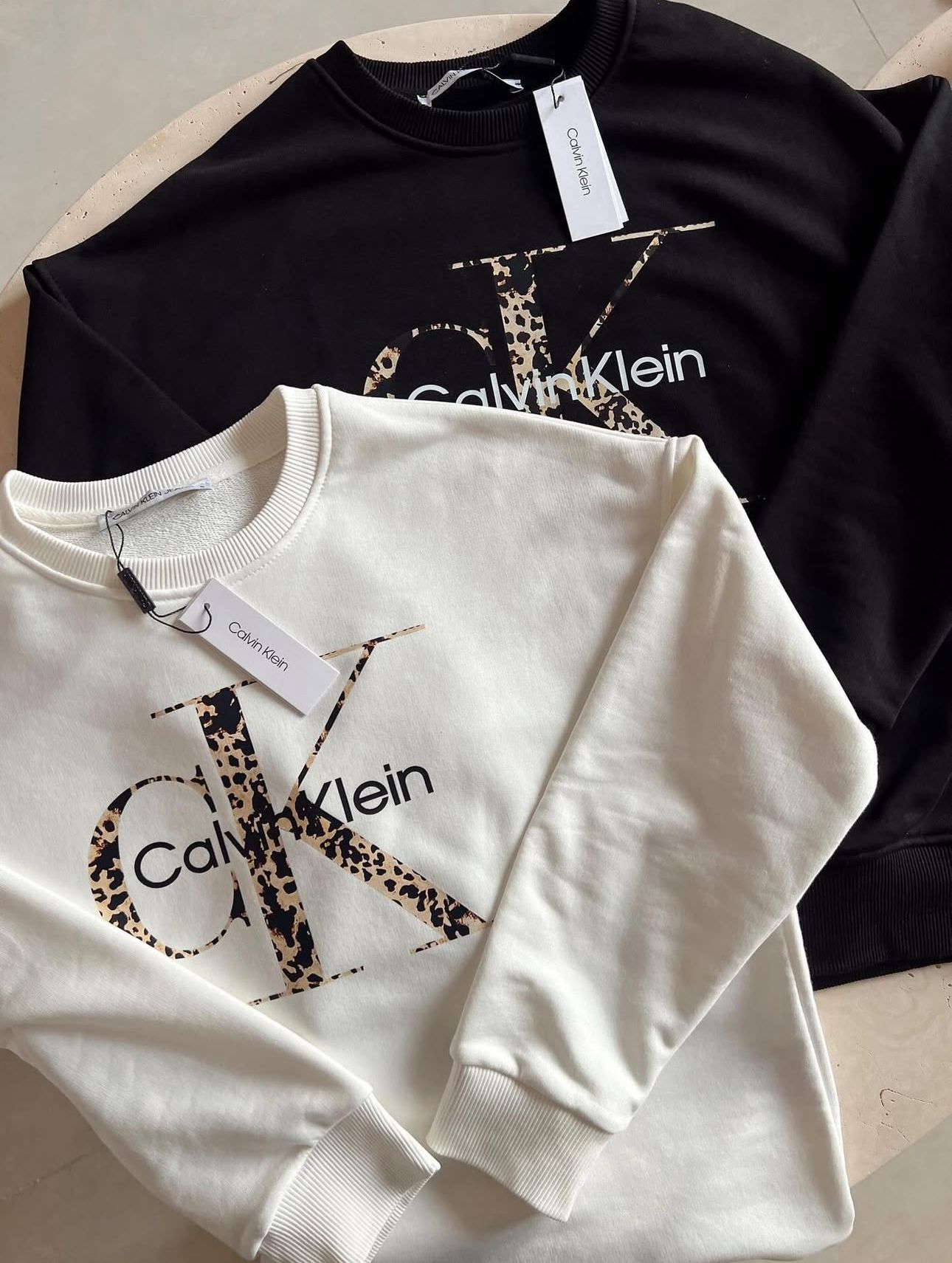 CK Leoparlı Sweatshirt