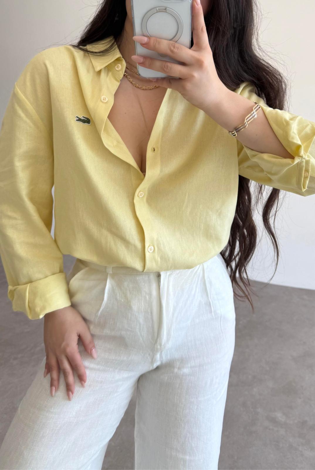 Lacoste Keten Gömlek