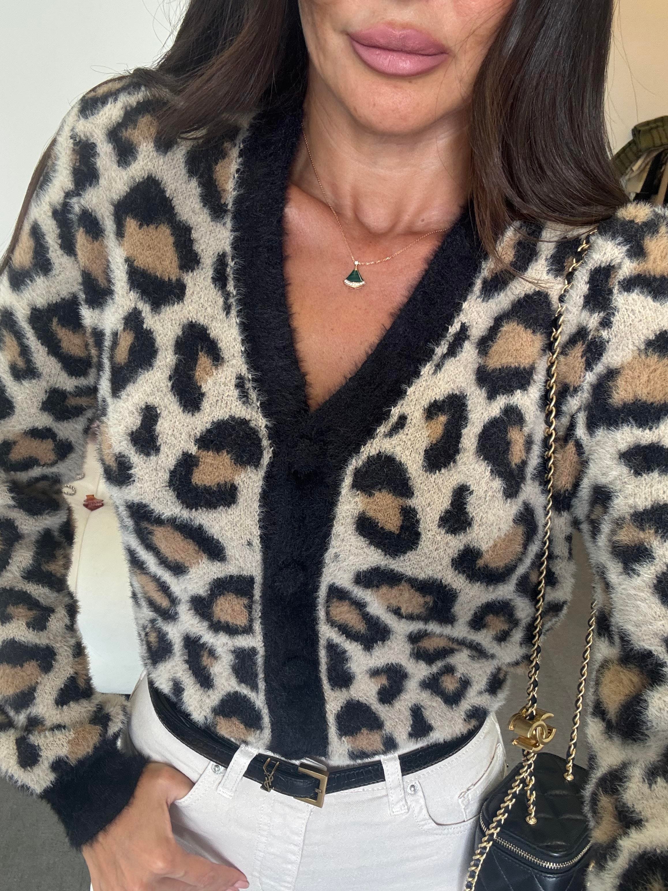 Leopar Yumoş Hırka