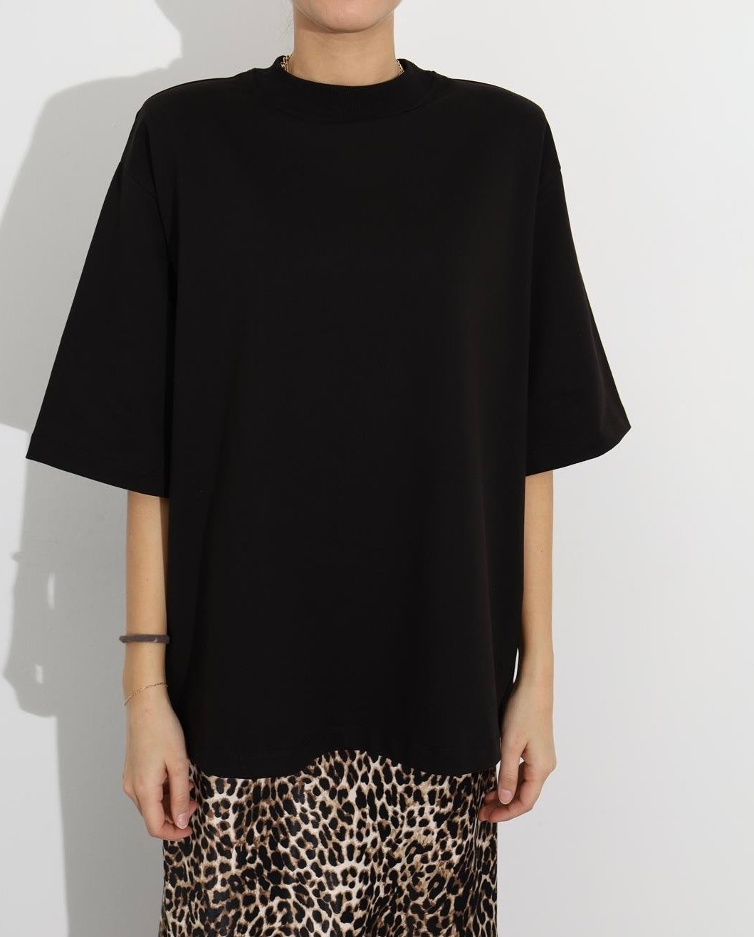 Oversize Vatkalı T-shirt