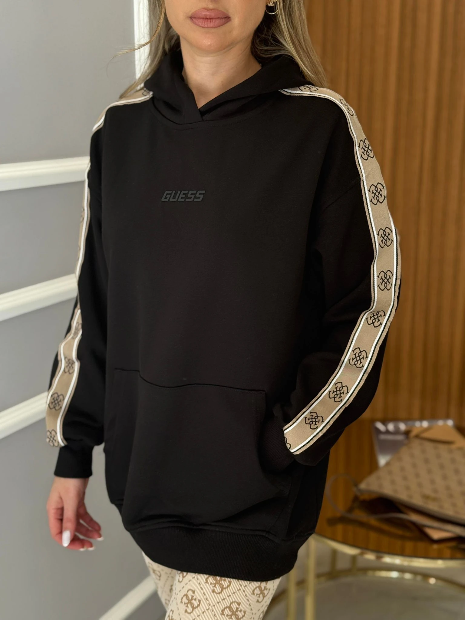 Guess Kapişonlu Sweat