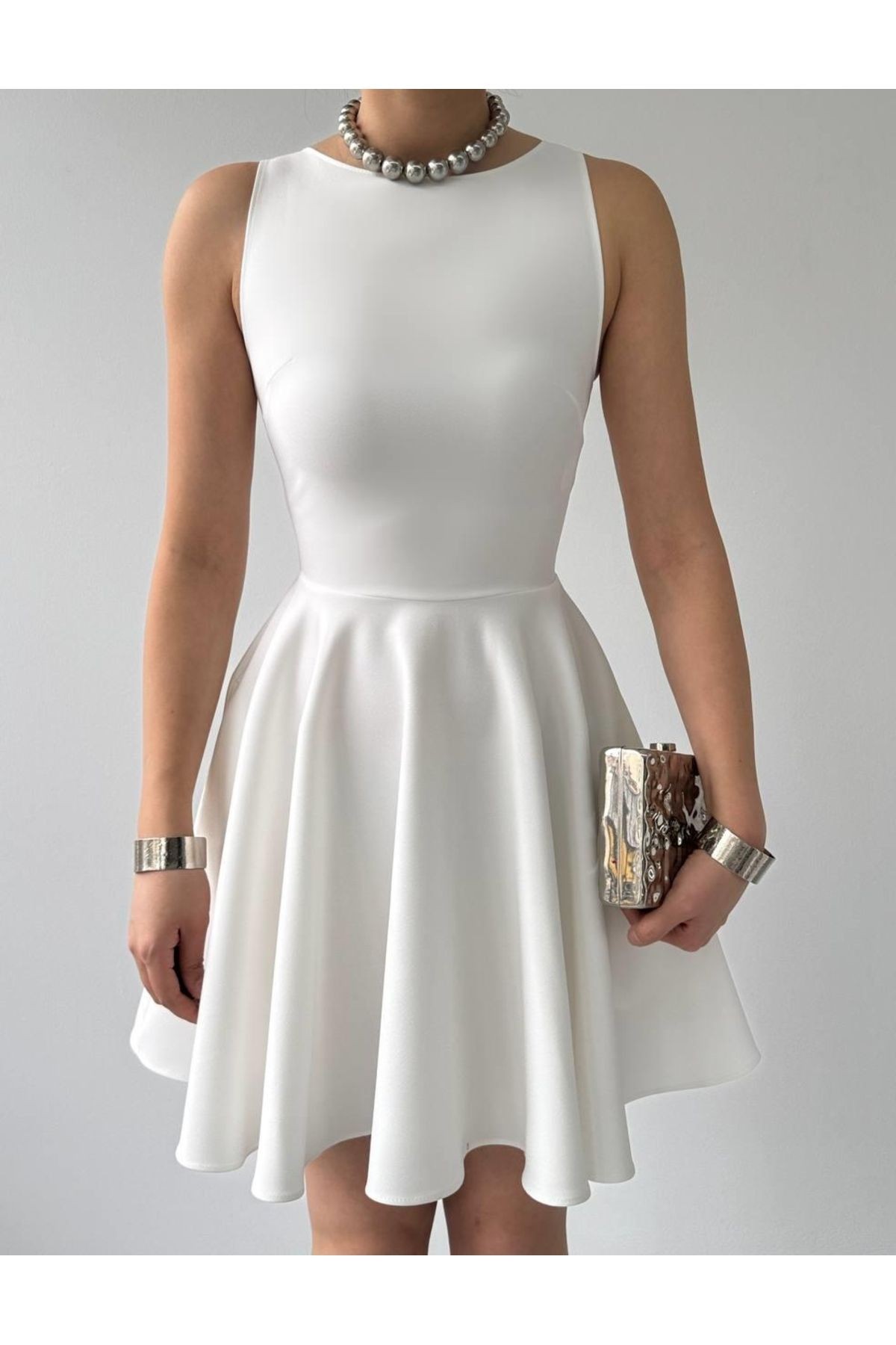 Mottisfashion Berl Cep Detaylı Elbise