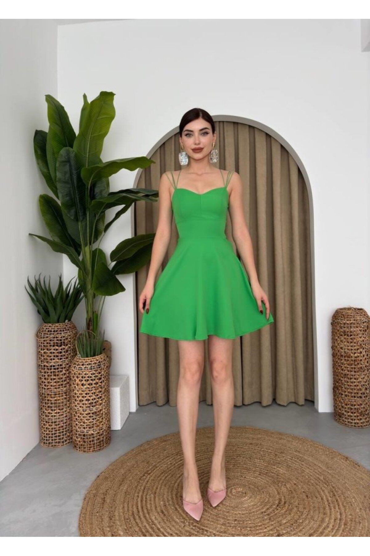 Fashion`S Vara Pul Payet Elbise