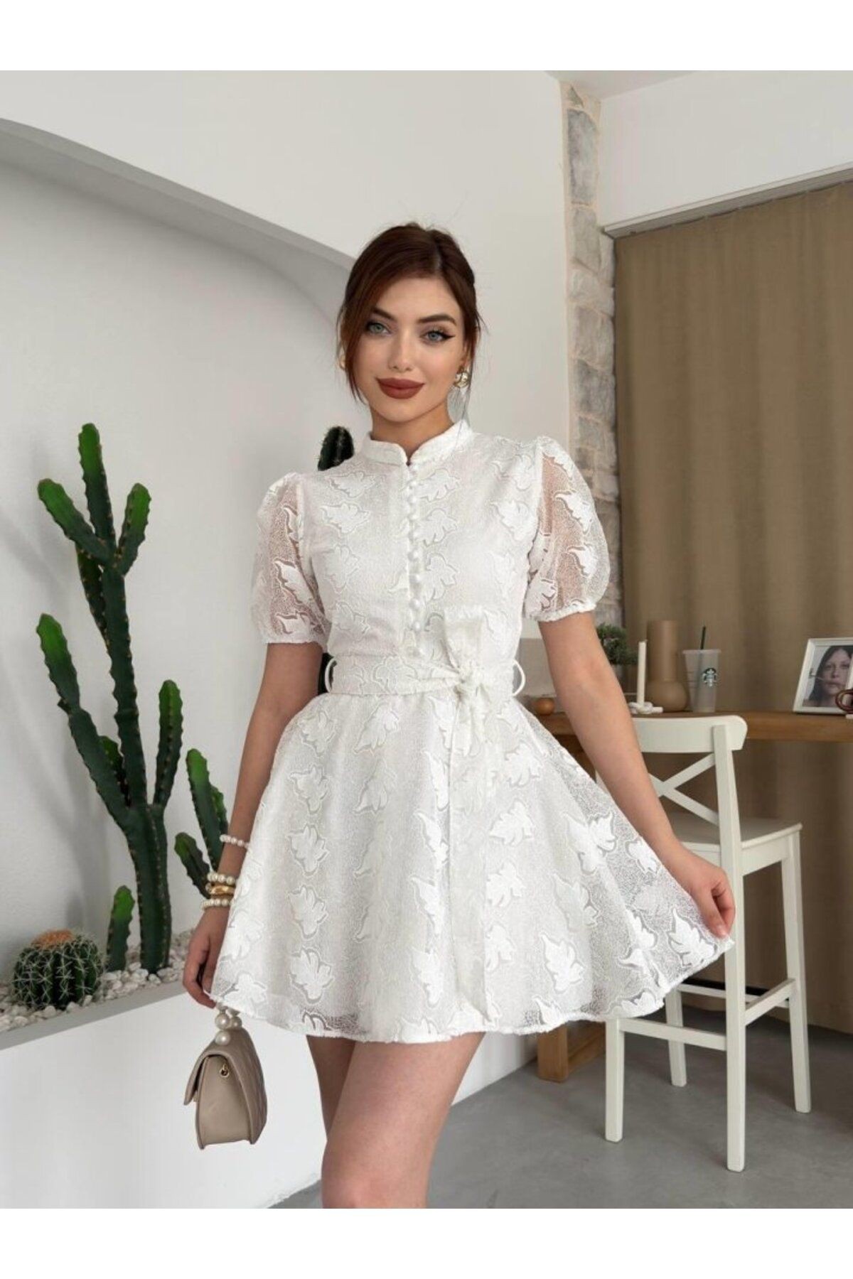 Erwa Kemer Detaylı Elbise