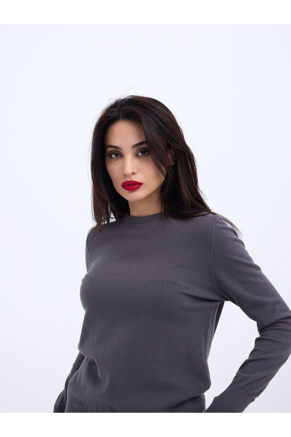 42281 TRİKO SALAŞ KAZAK-ANTRASİT