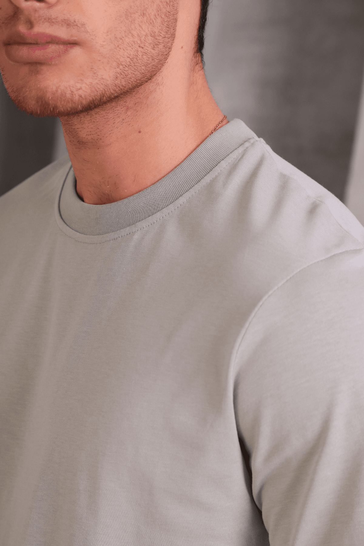 Unisex Relax Fit Bisiklet Yaka %100 Pamuk Rahat Kesim Basic Tişört