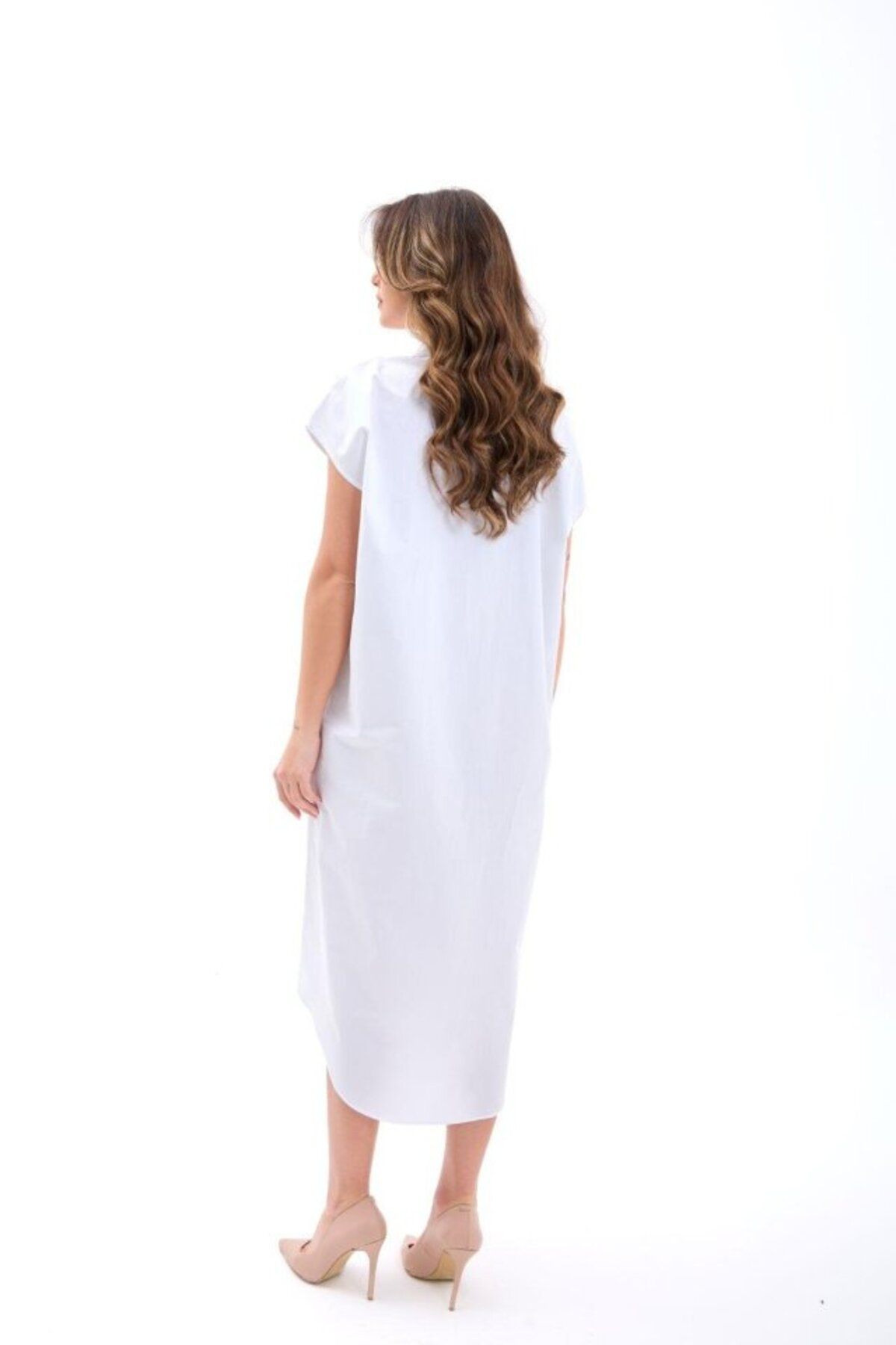 7464 ELBİSE-BEYAZ