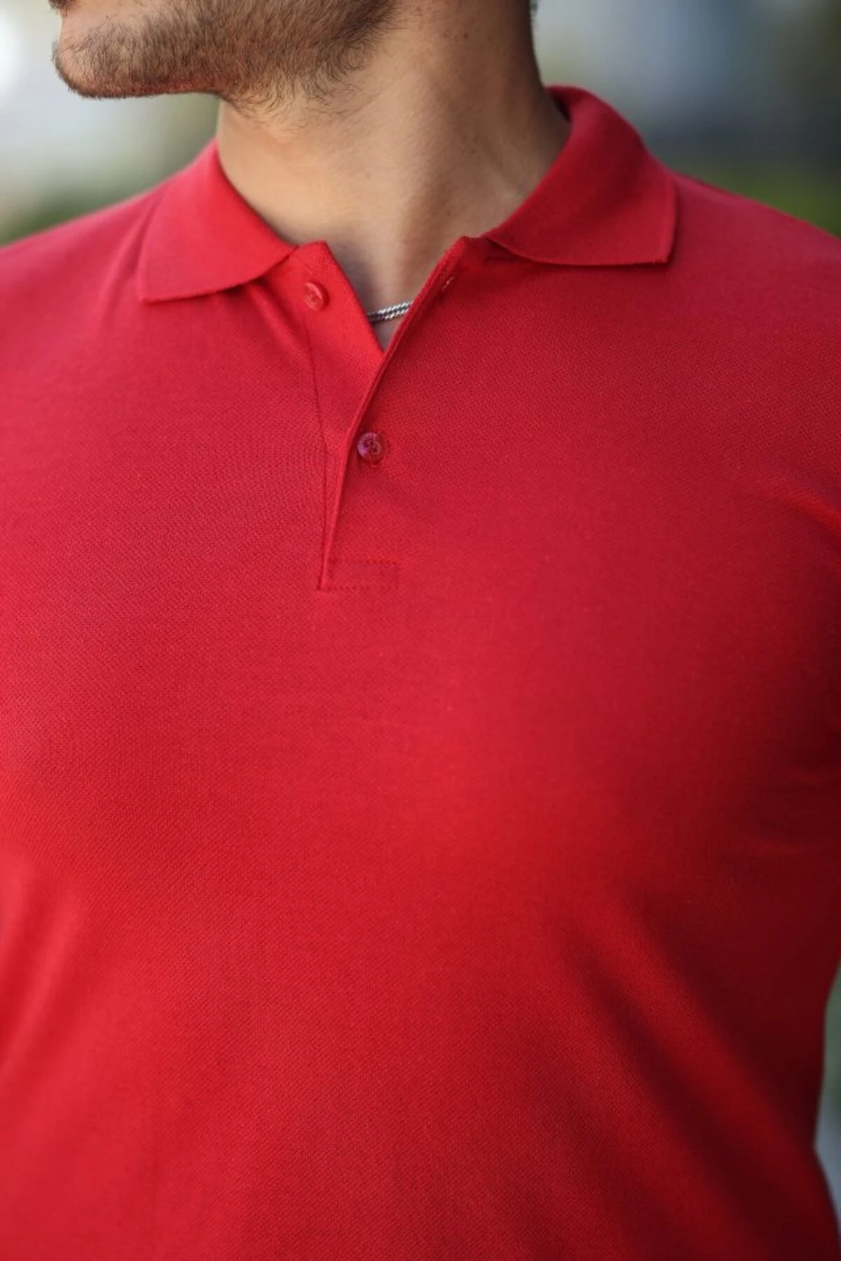 EQURİ Erkek Kısa Kollu Yakalı Tişört