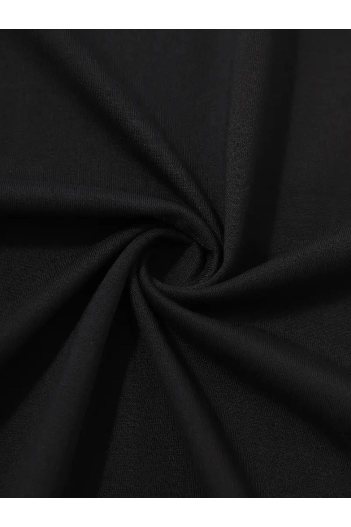 Baskılı Oversize Bisiklet Yaka T-shirt - Siyah