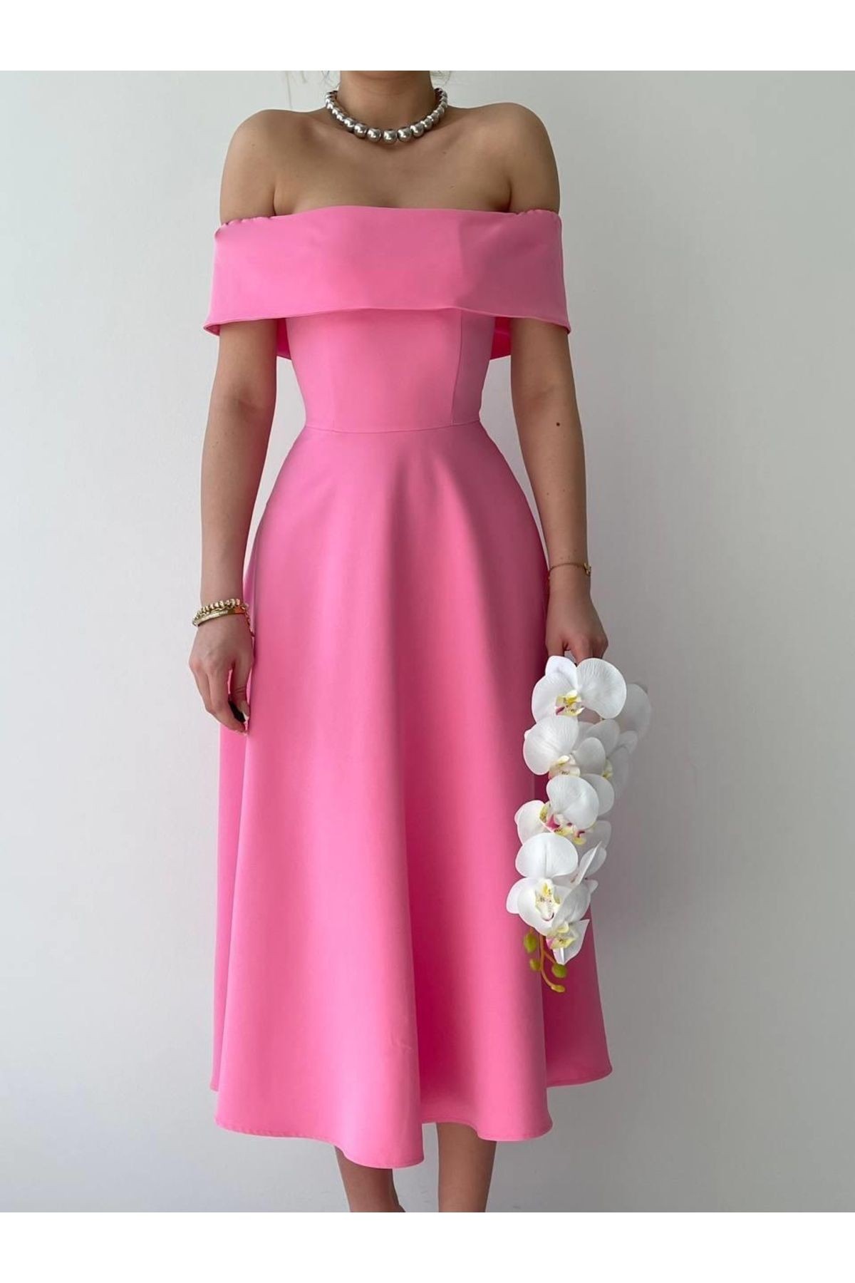 TİANA Mariana Midi Elbise