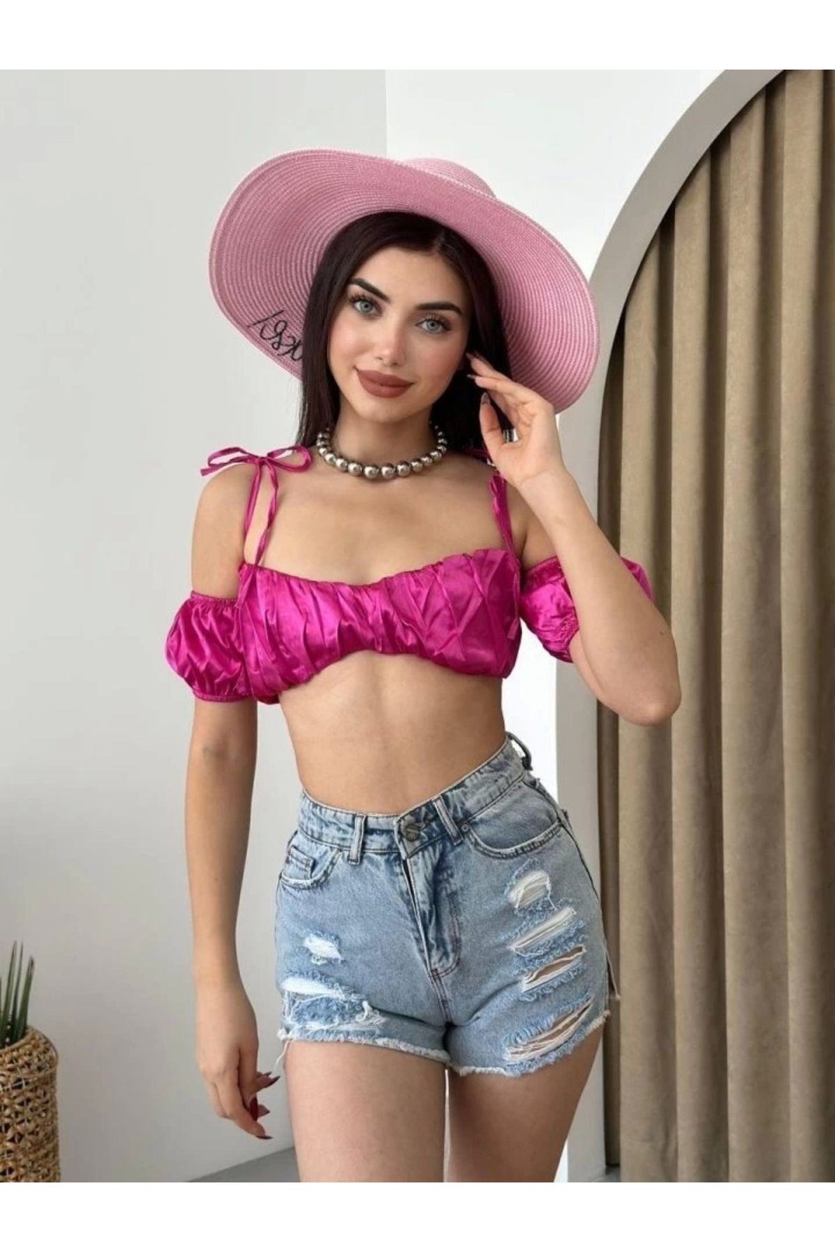 Kelsey Saten Büstiyer