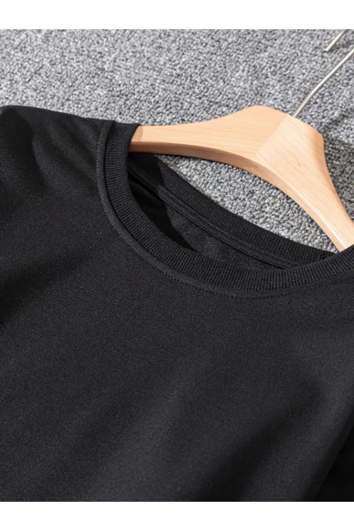 Mra Fashion Erkek Uzun Kollu Baskı Detaylı Iki Iplik Sweet