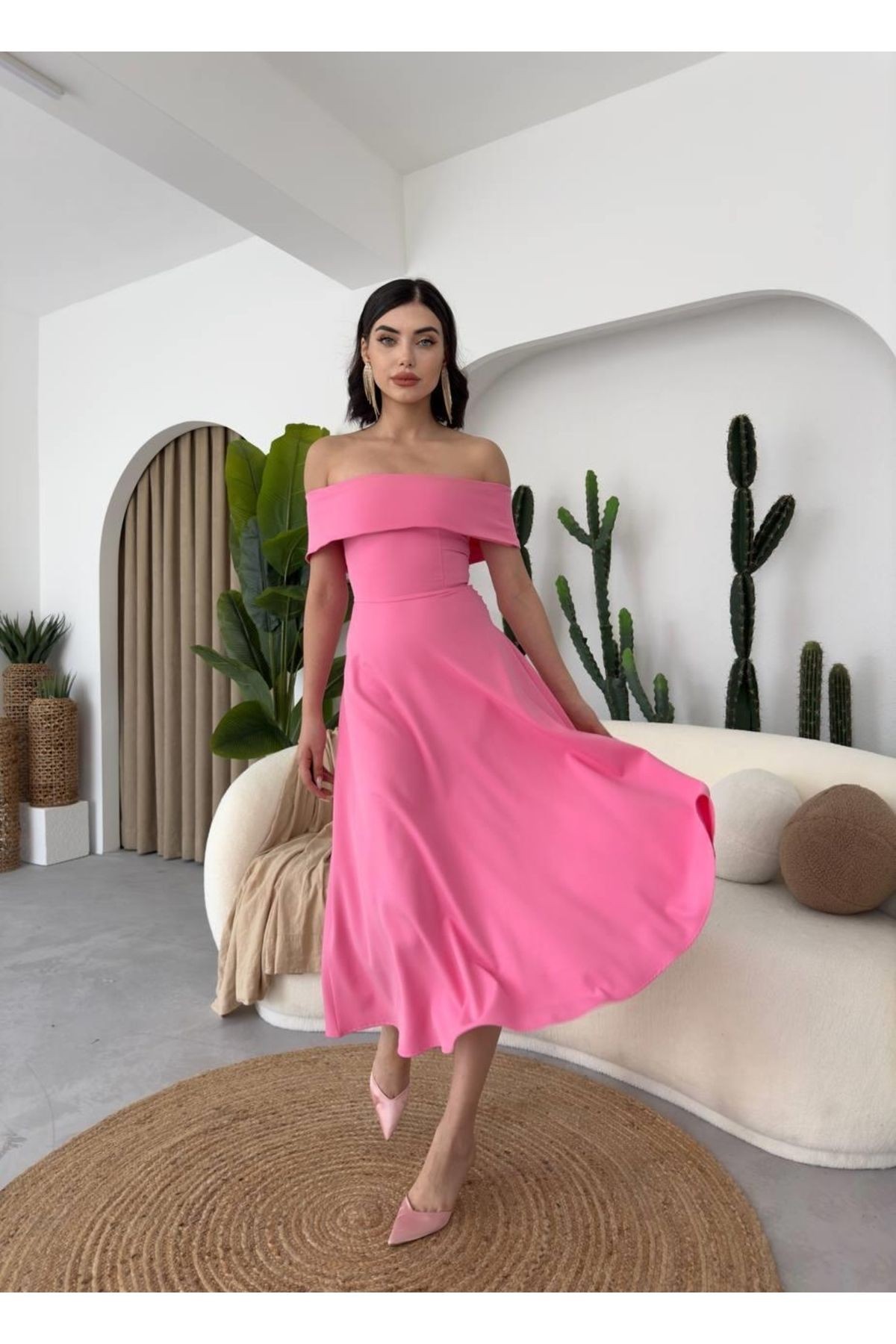 TİANA Mariana Midi Elbise